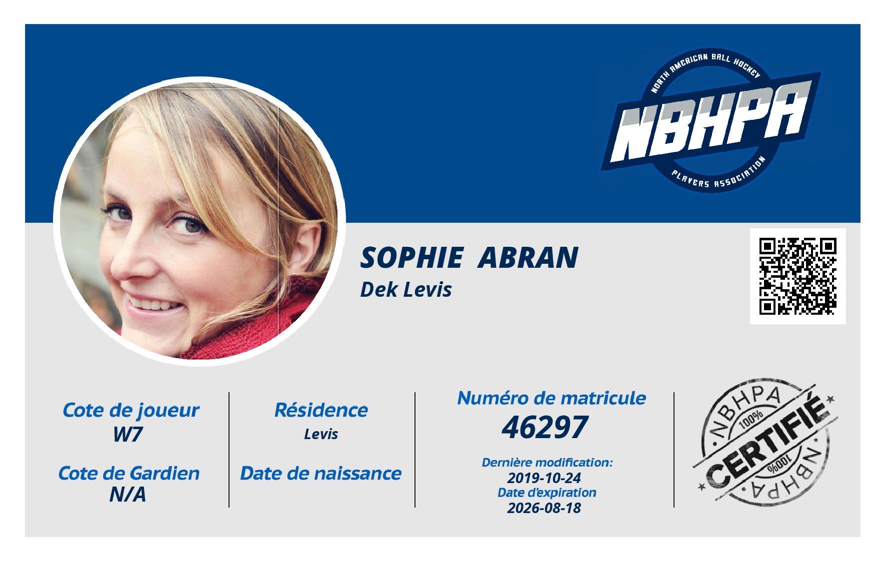 Sophie  Abran