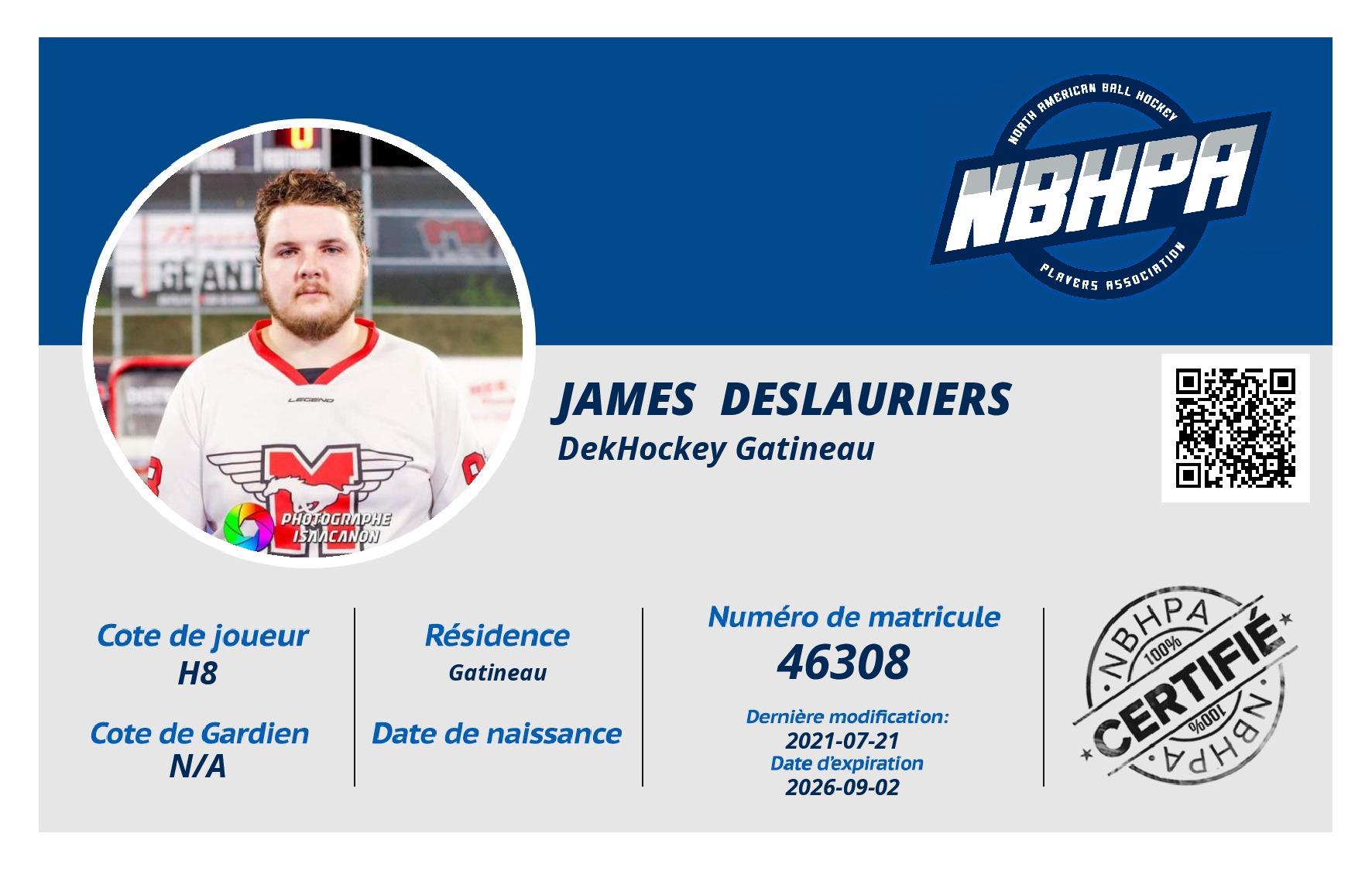 James  Deslauriers