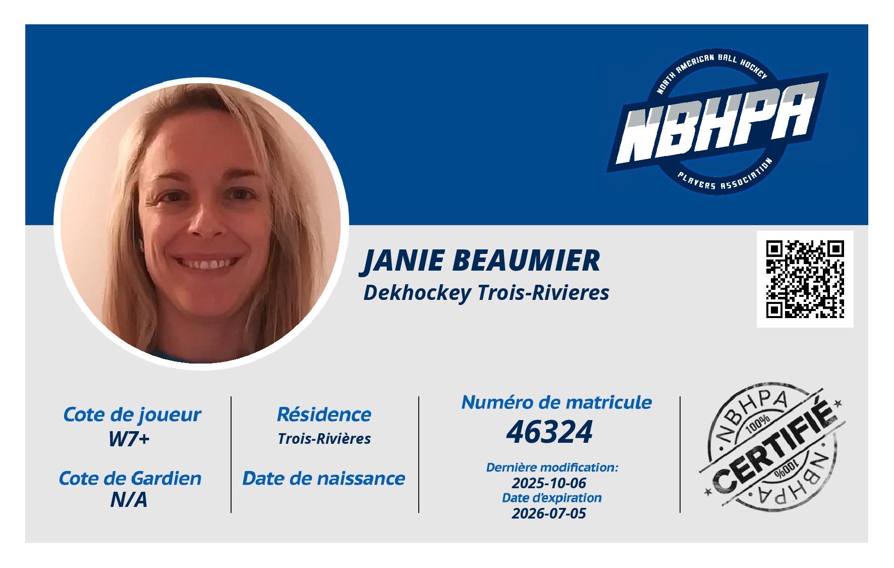 Janie Beaumier