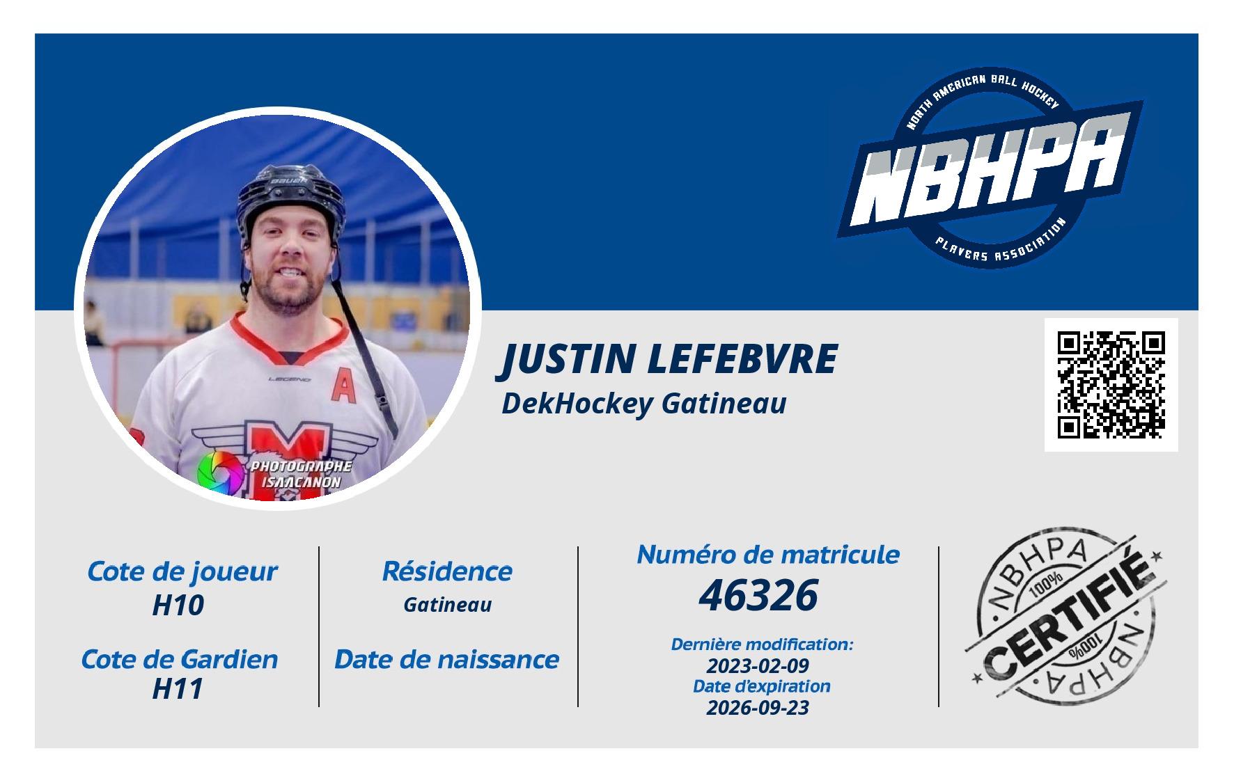 Justin Lefebvre