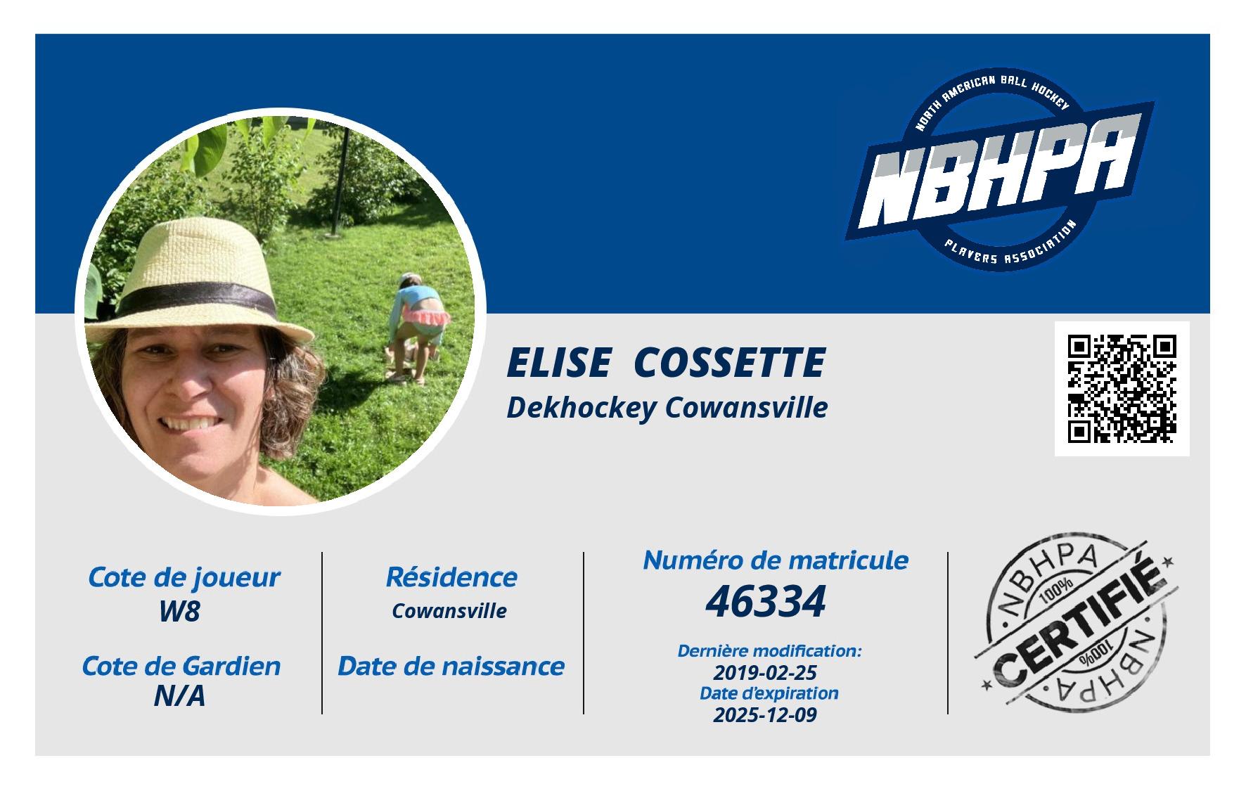 Elise  Cossette 