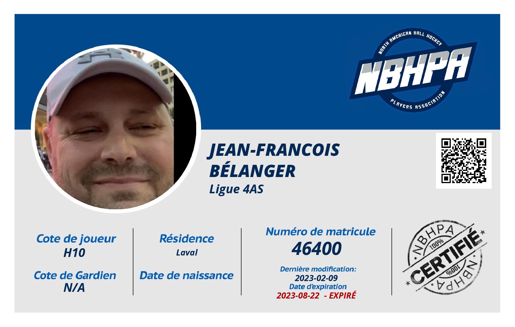 Jean-Francois Bélanger