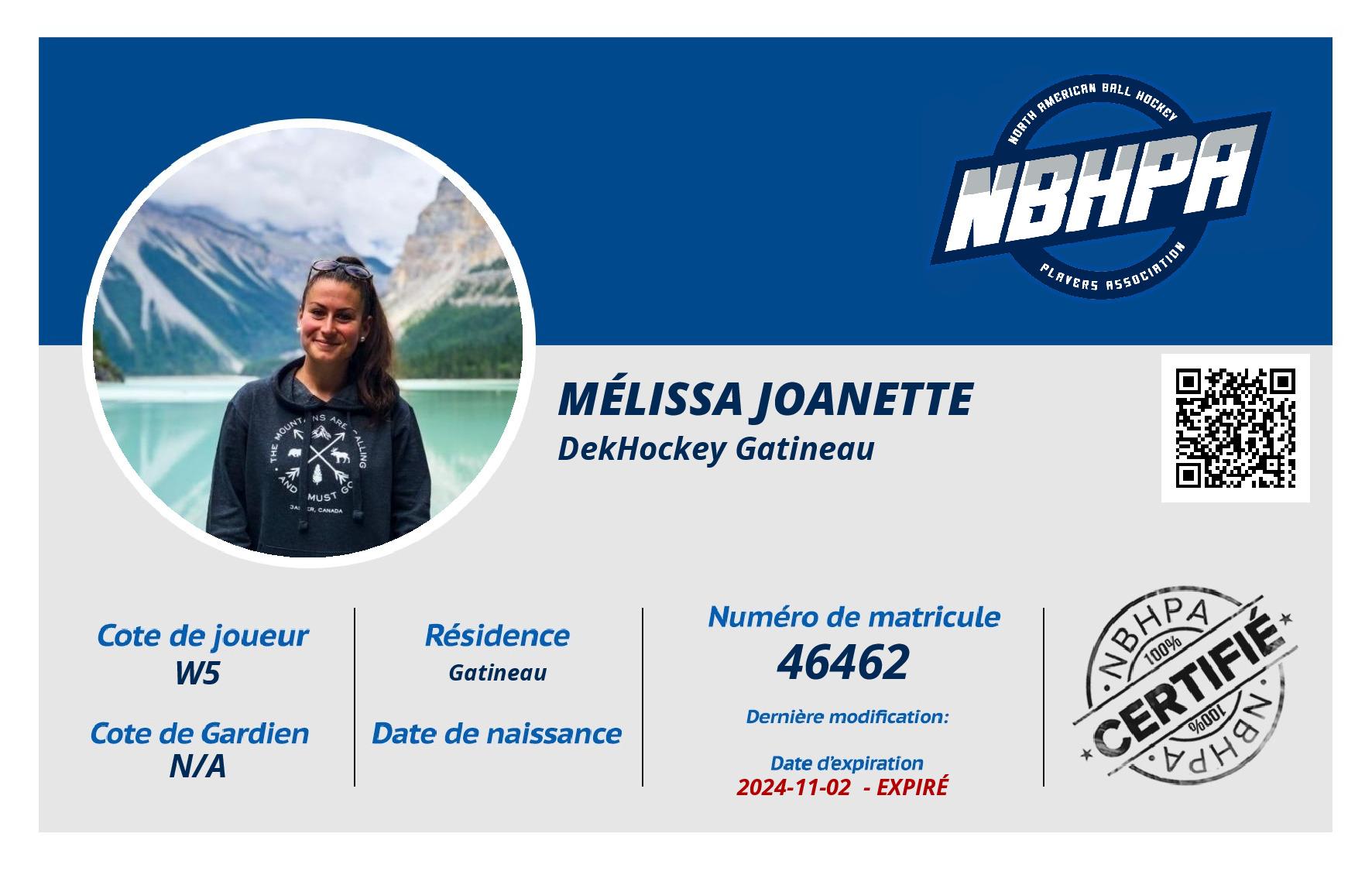 Mélissa Joanette