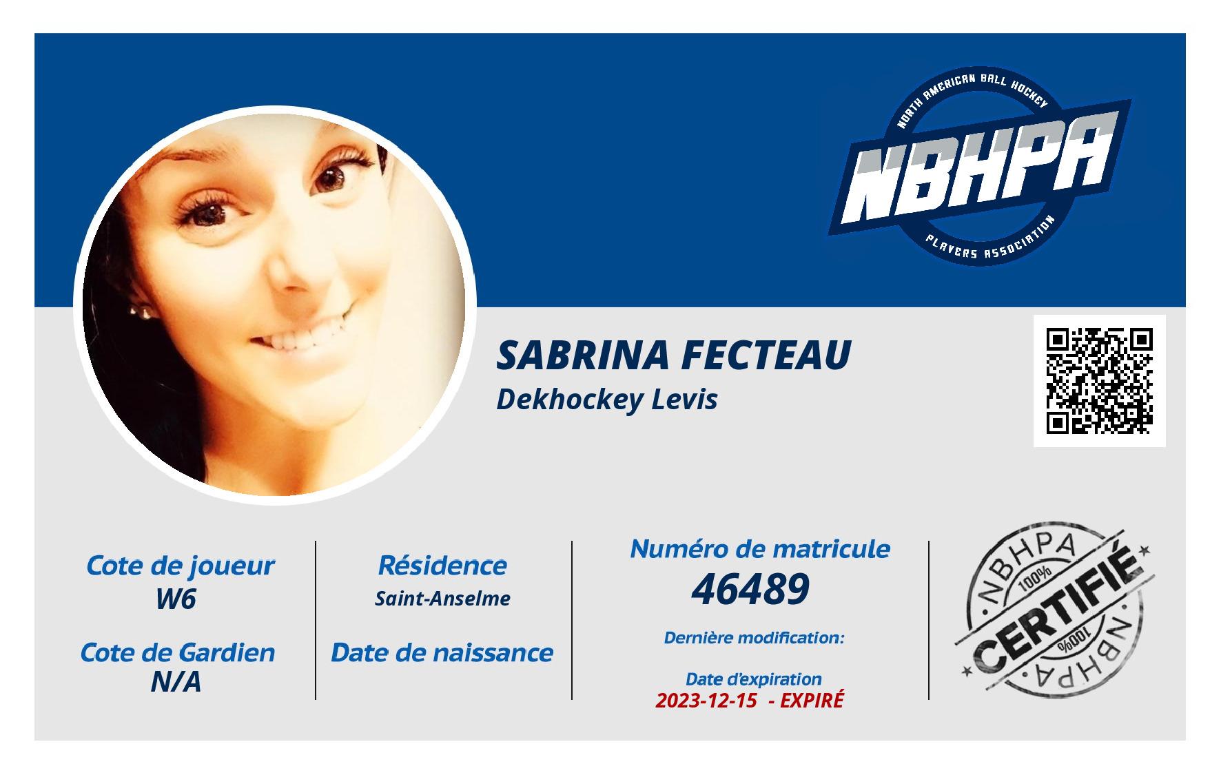 Sabrina Fecteau