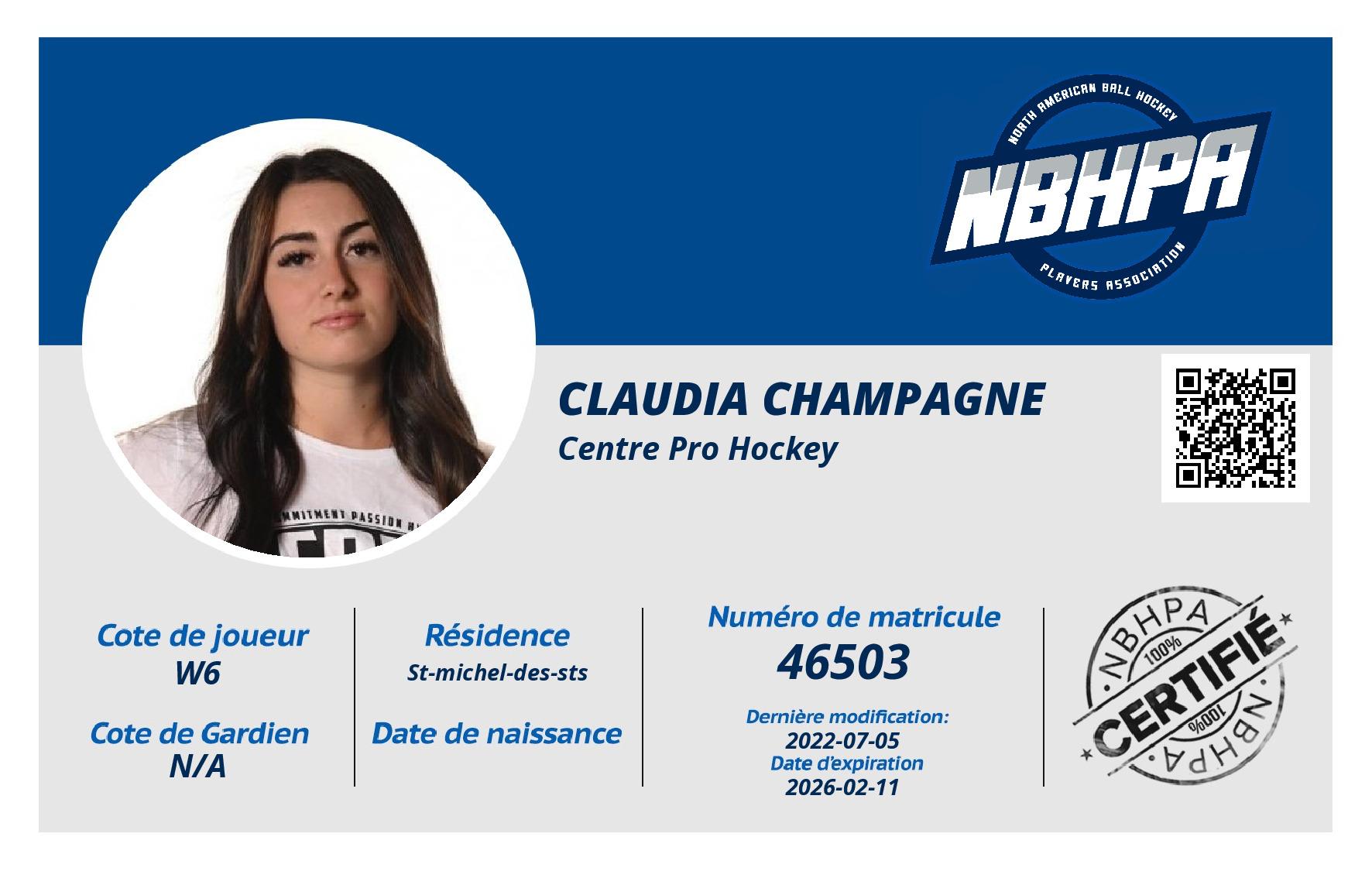 Claudia Champagne