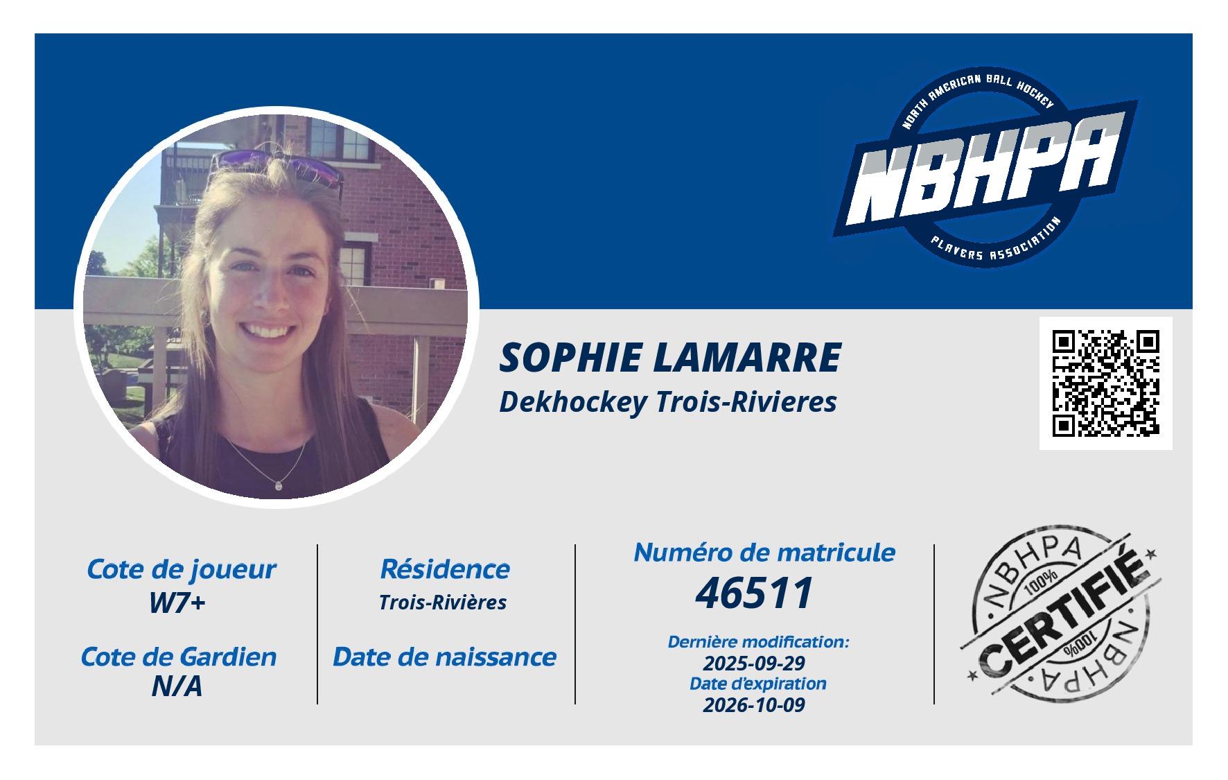 Sophie Lamarre