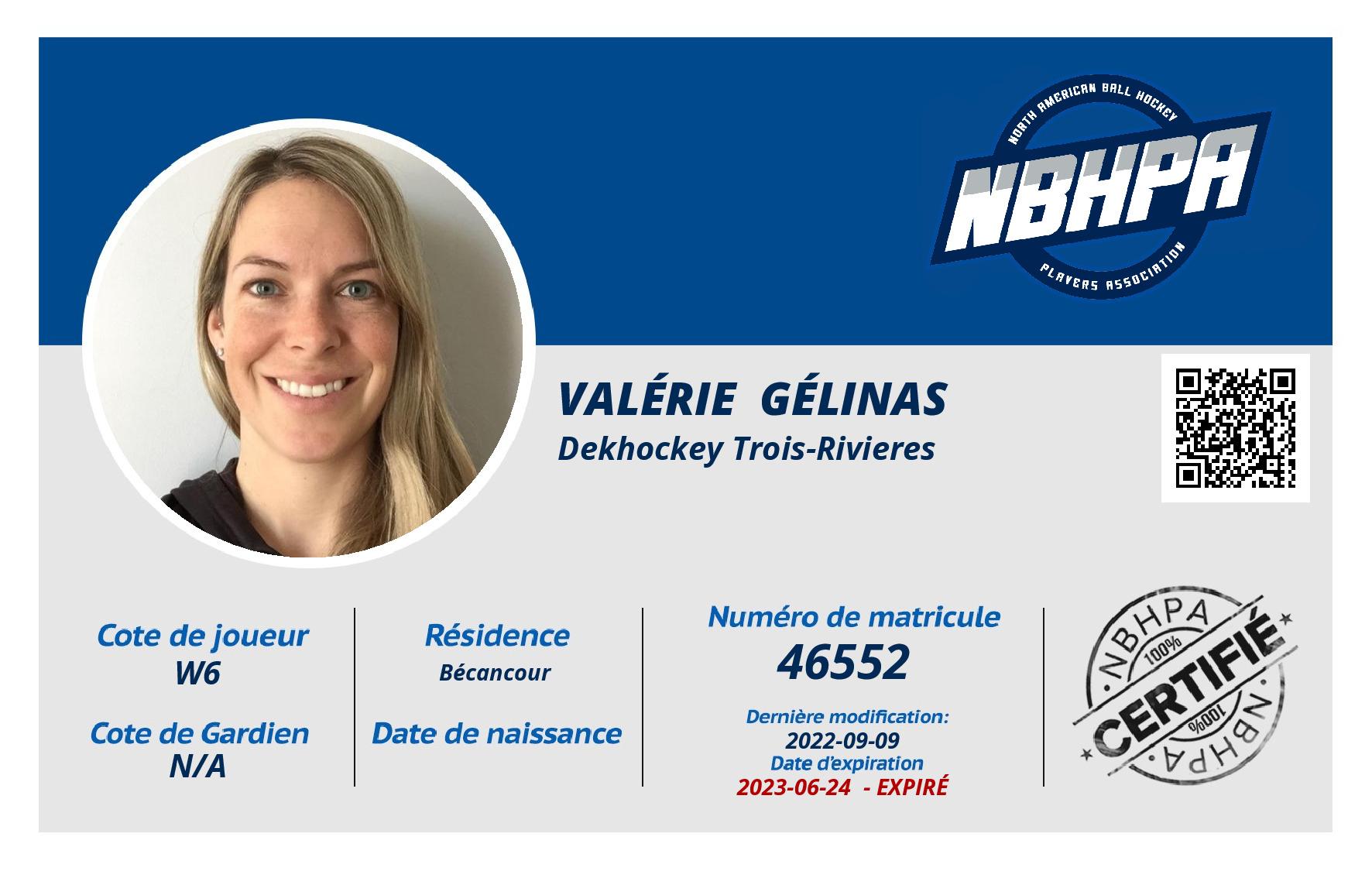 Valérie  Gélinas 