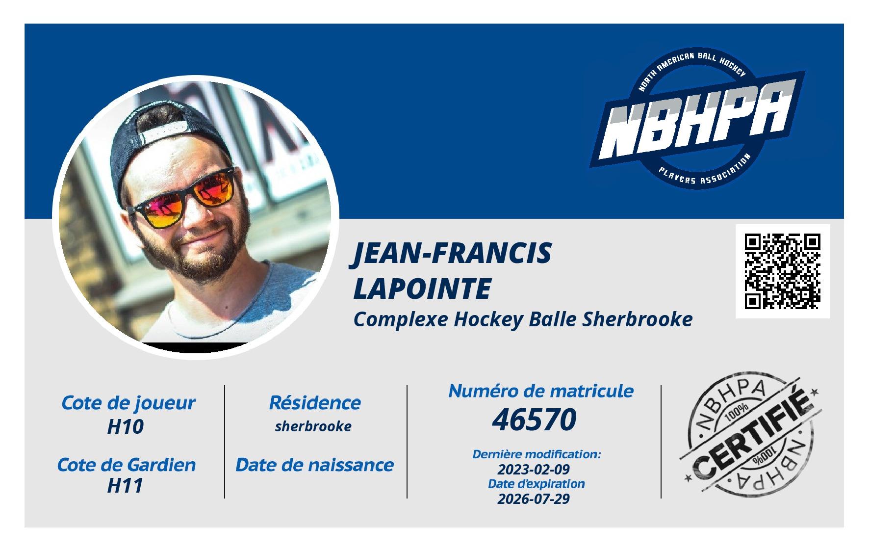 jean-francis lapointe