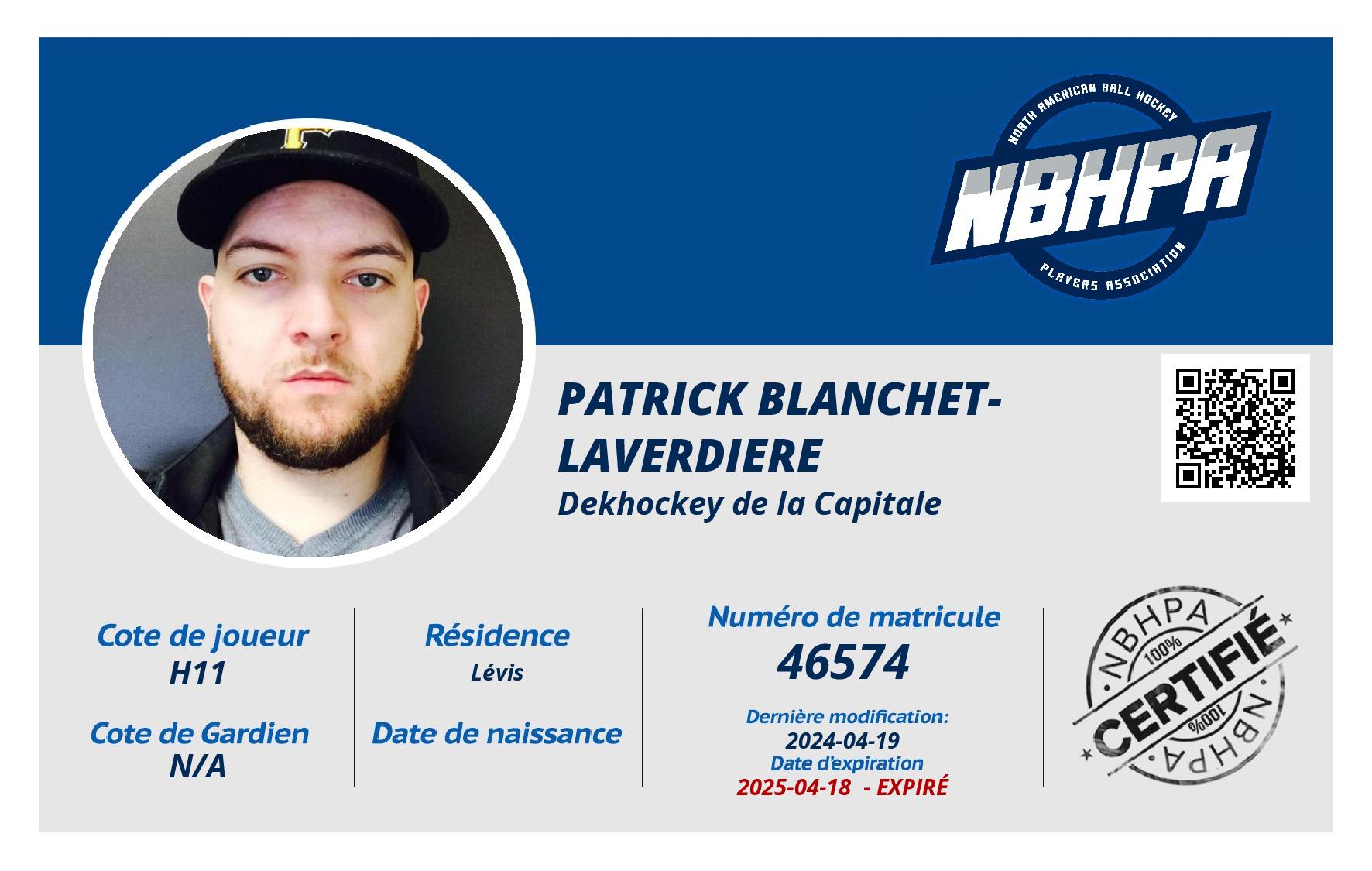 Patrick Blanchet-Laverdiere