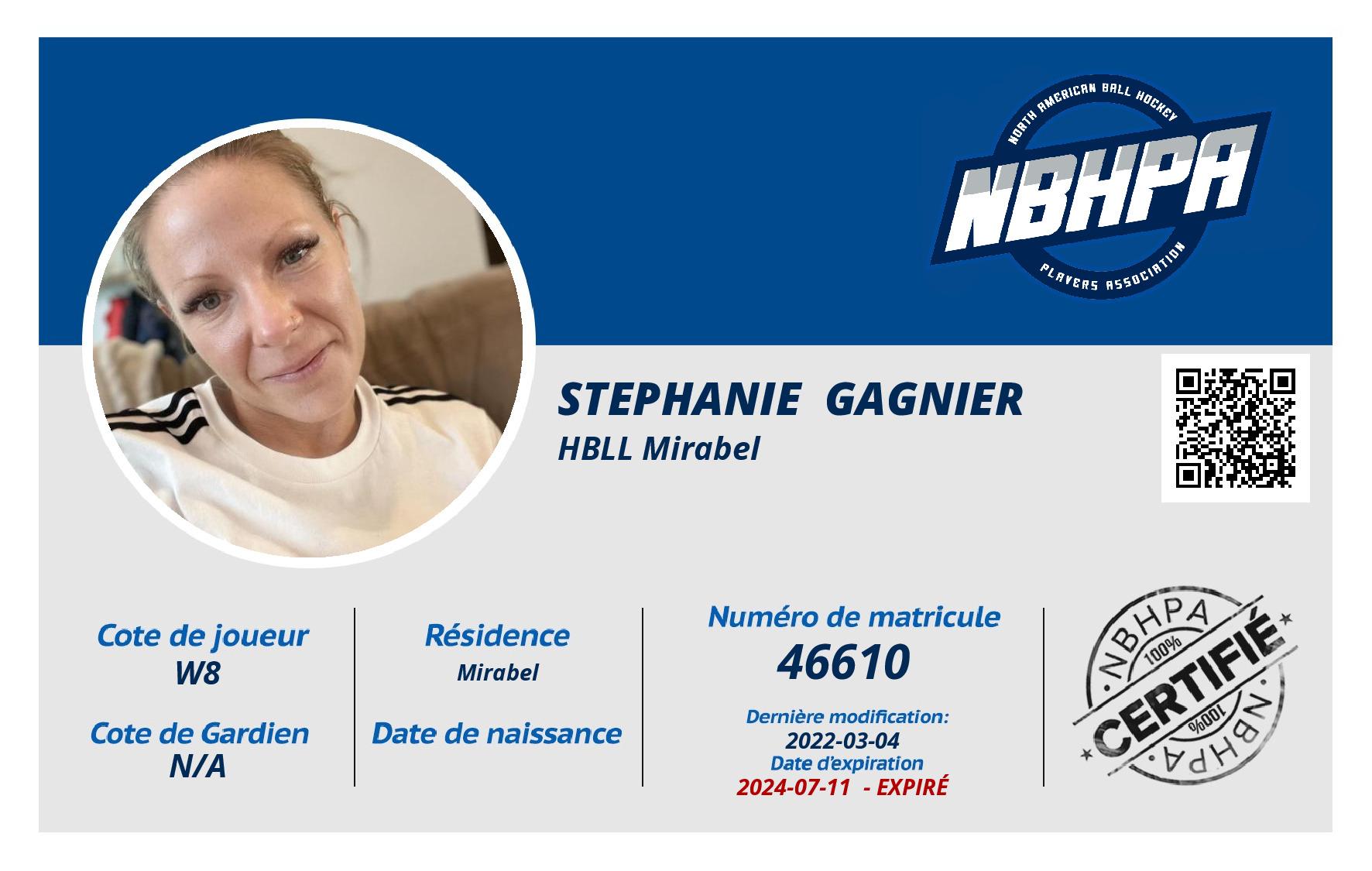 Stephanie  Gagnier