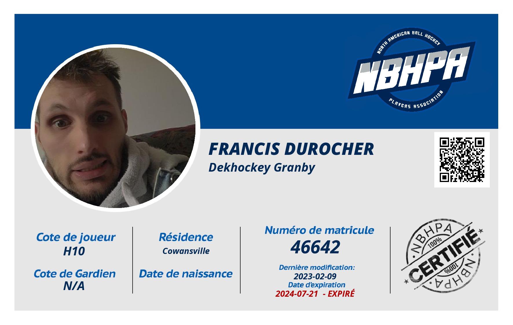Francis Durocher