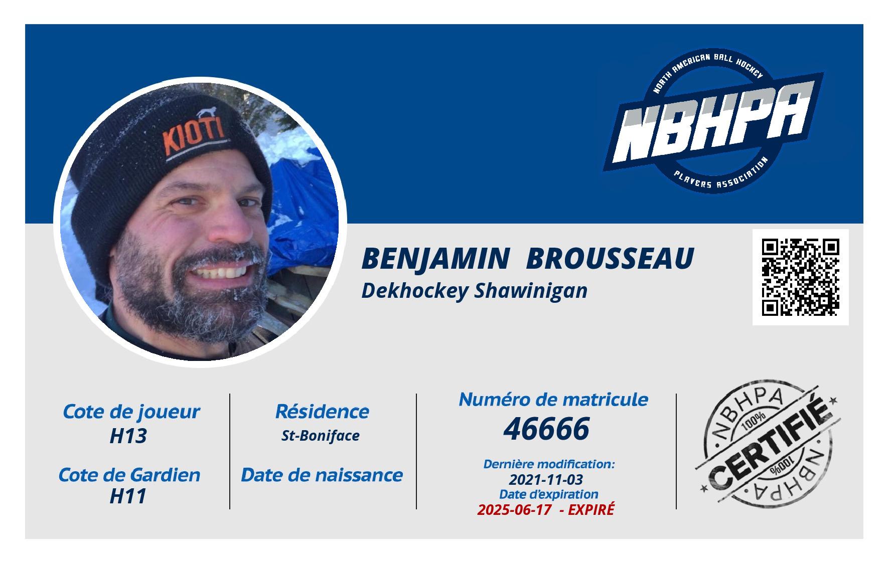 Benjamin  Brousseau 
