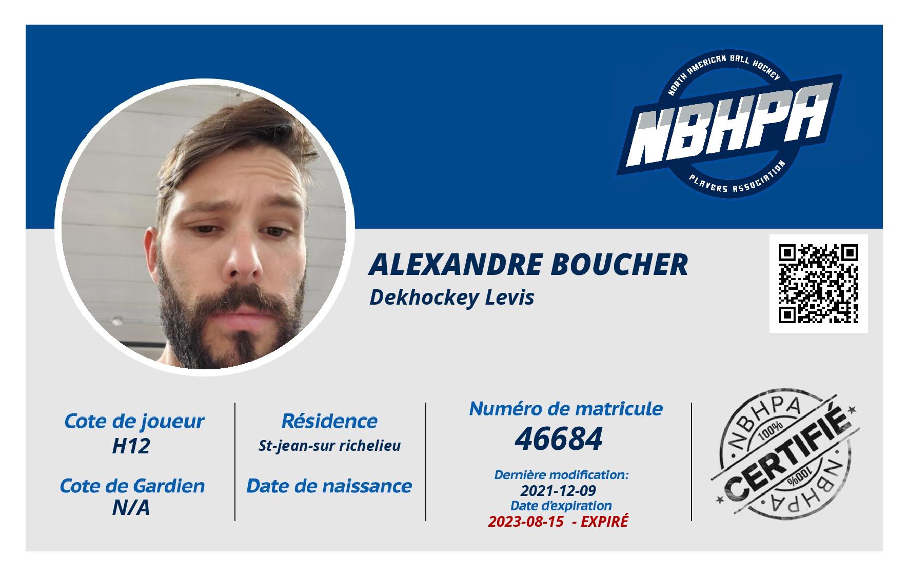 alexandre boucher
