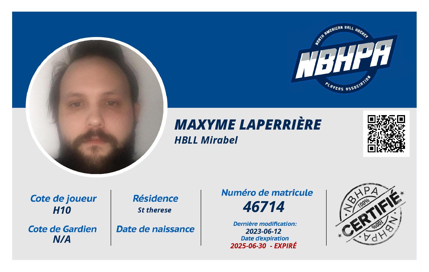 Maxyme Laperrière 