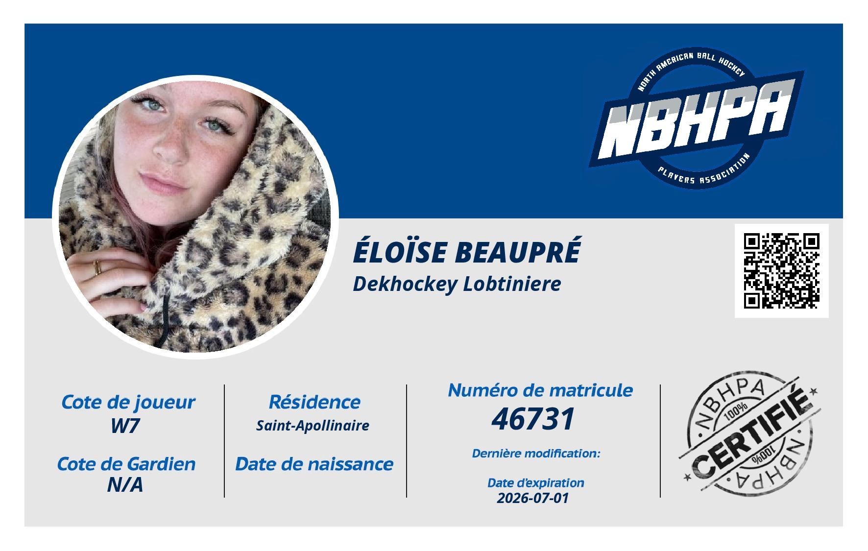 Éloïse Beaupré 