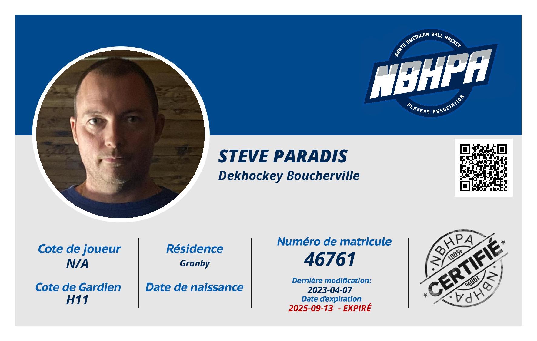 Steve Paradis