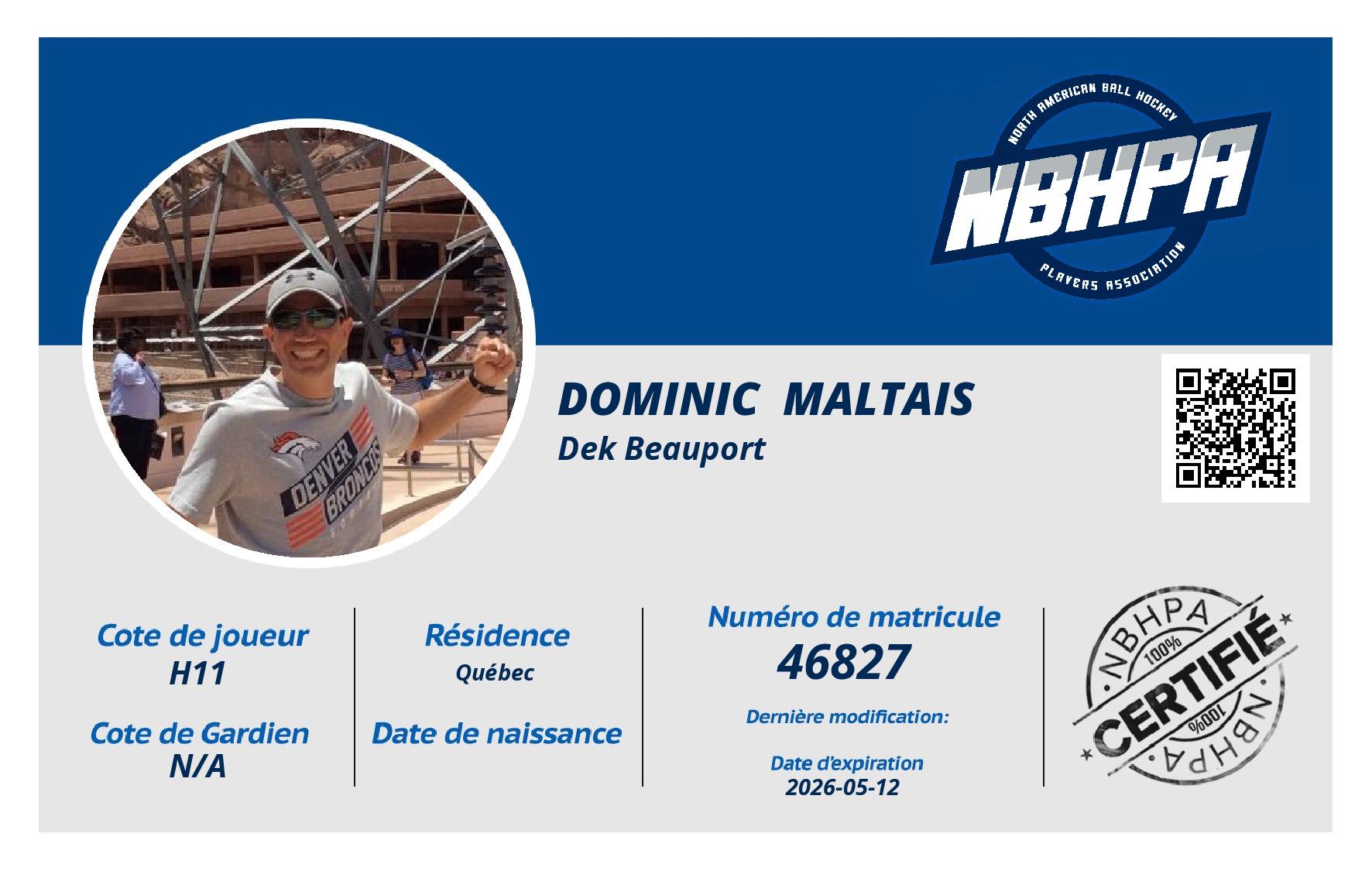 Dominic  Maltais 