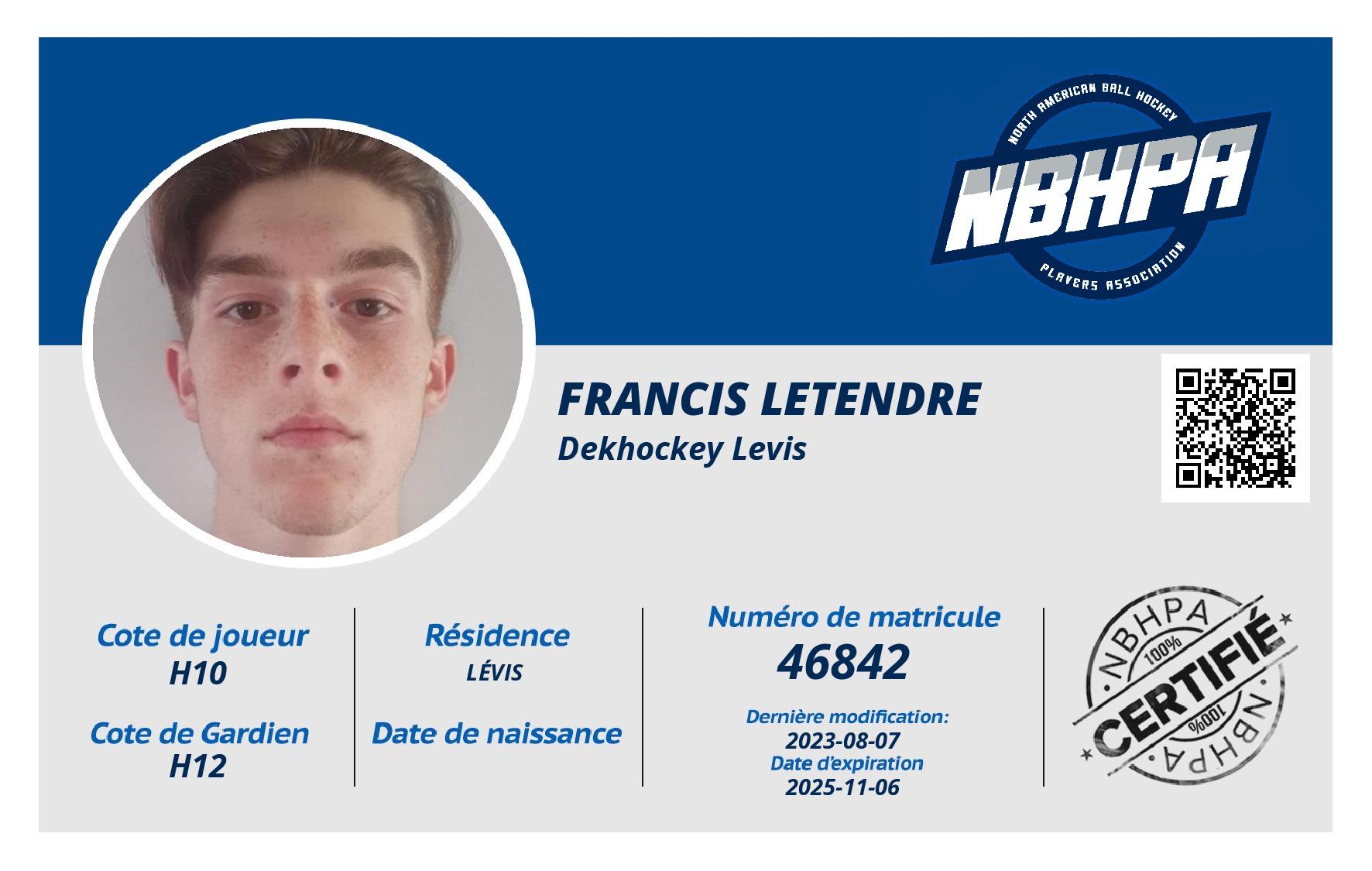 Francis Letendre