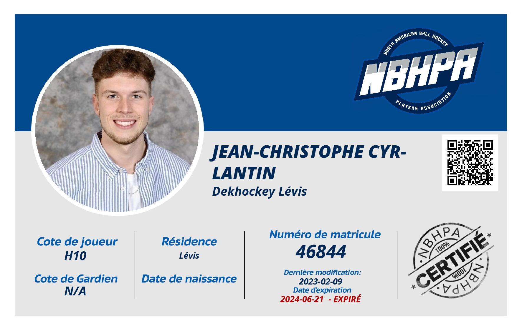 Jean-Christophe Cyr-Lantin