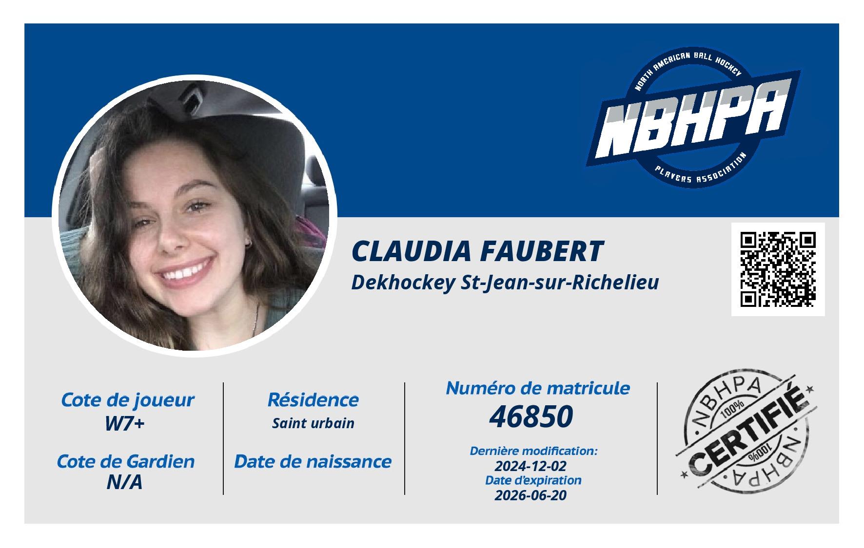 Claudia Faubert