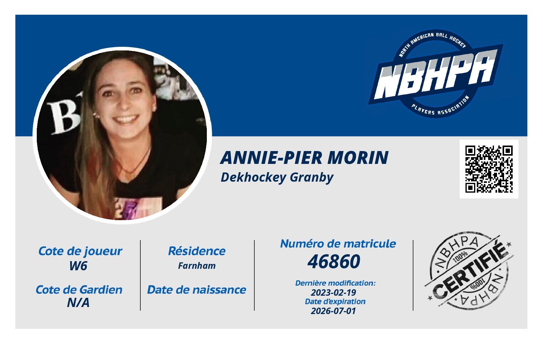 Annie-Pier Morin