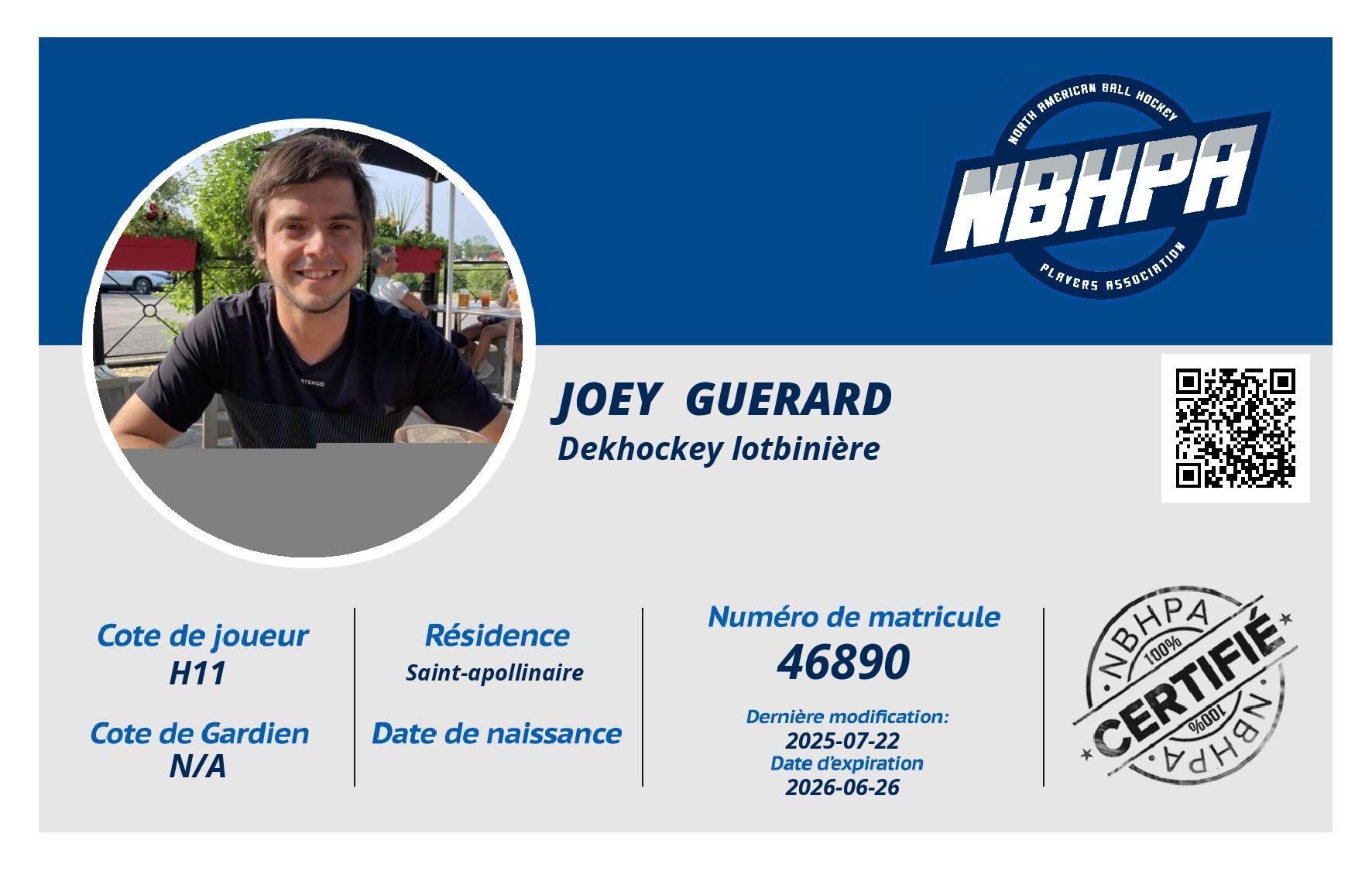 Joey  Guerard 