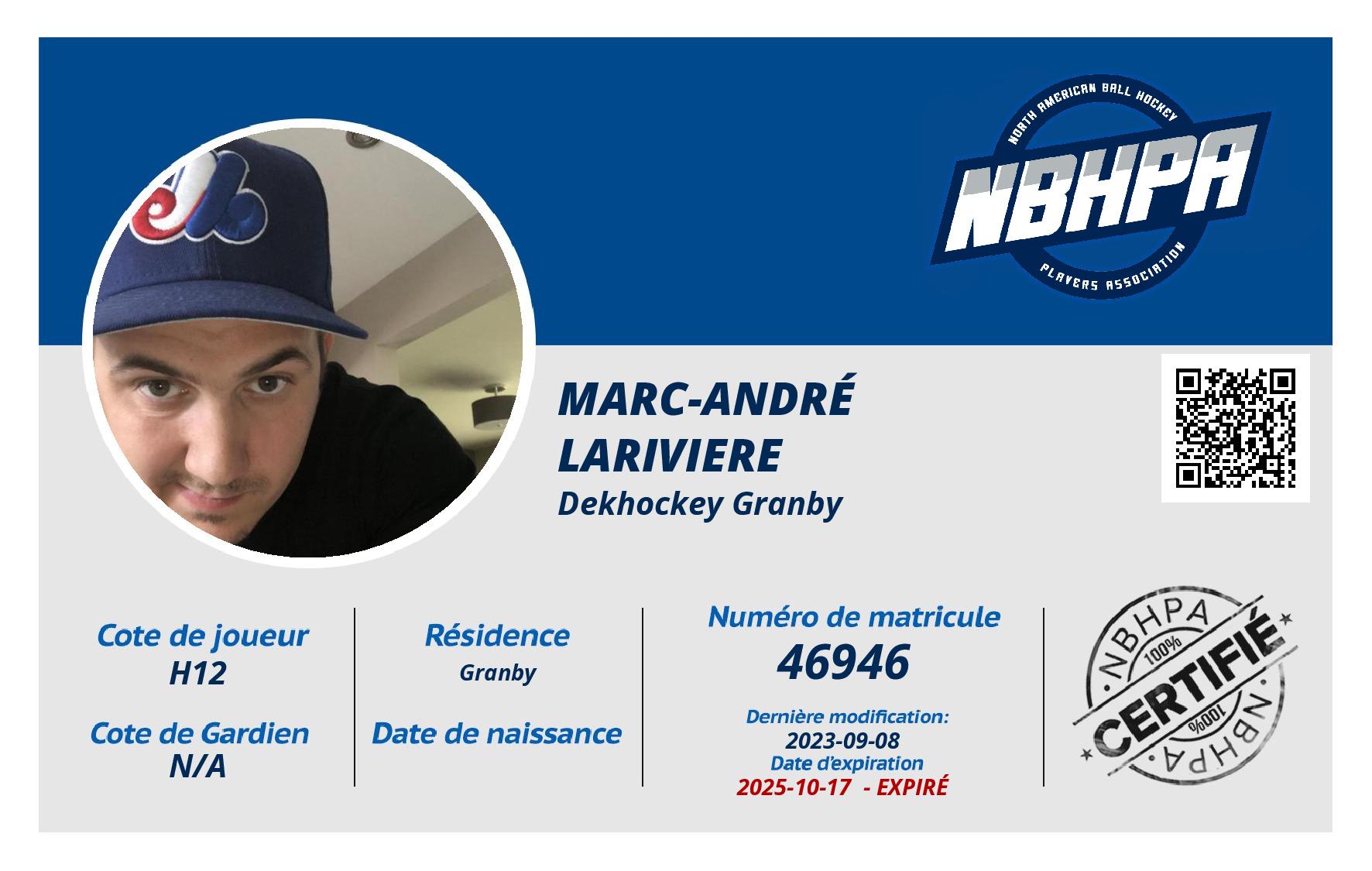 Marc-André  Lariviere 