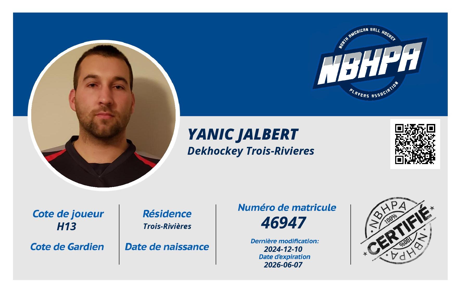 Yanic Jalbert
