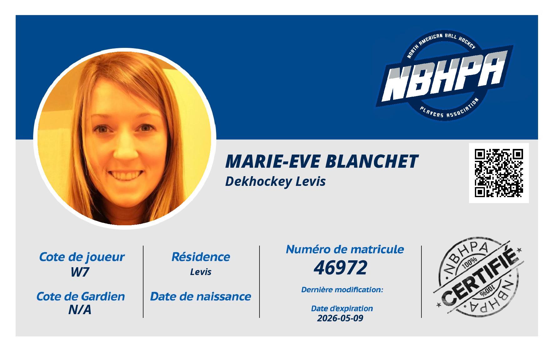 Marie-Eve Blanchet