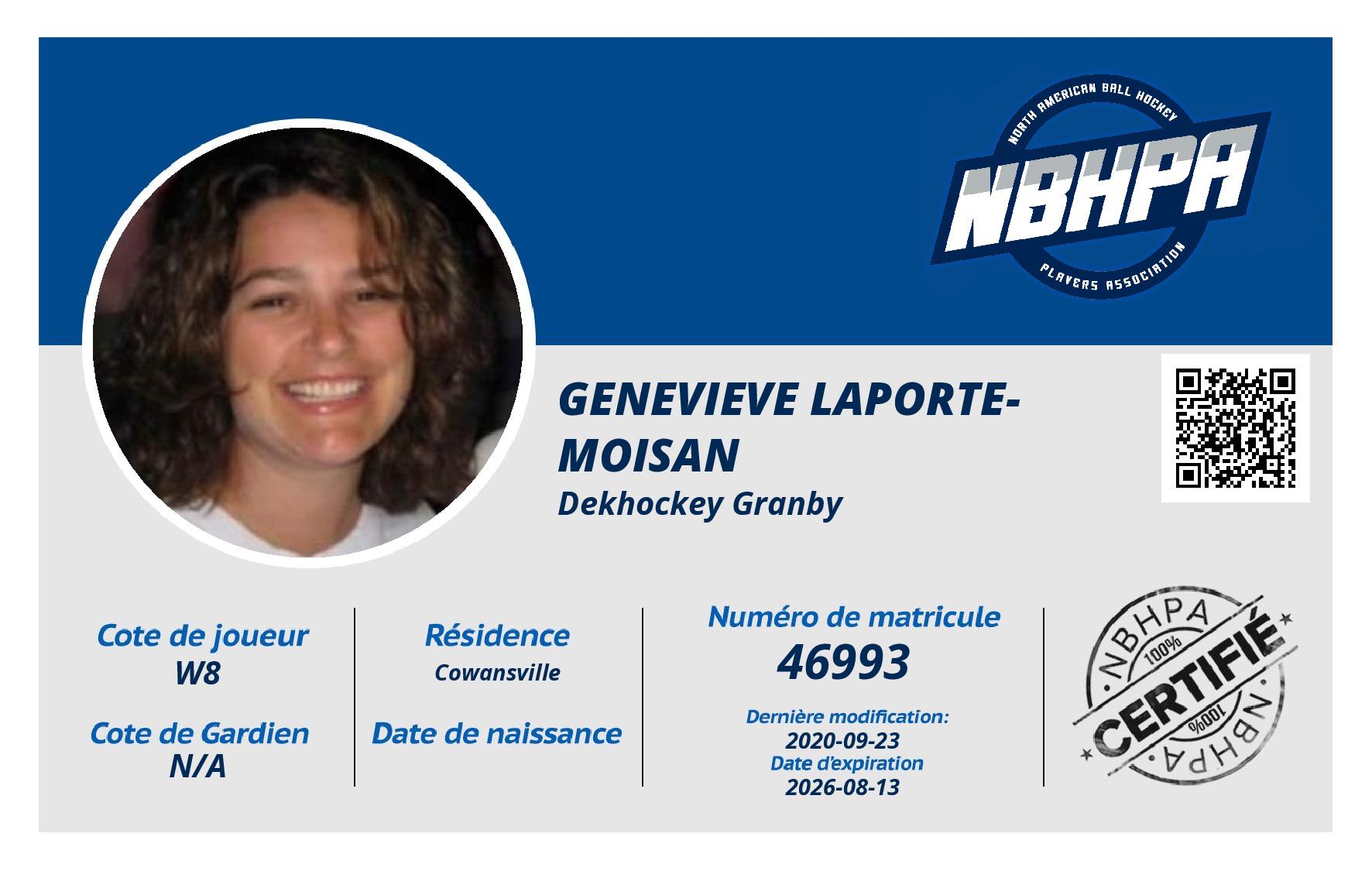 Genevieve Laporte-Moisan