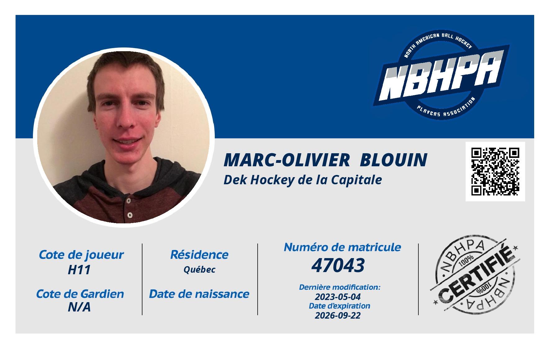 Marc-Olivier  Blouin