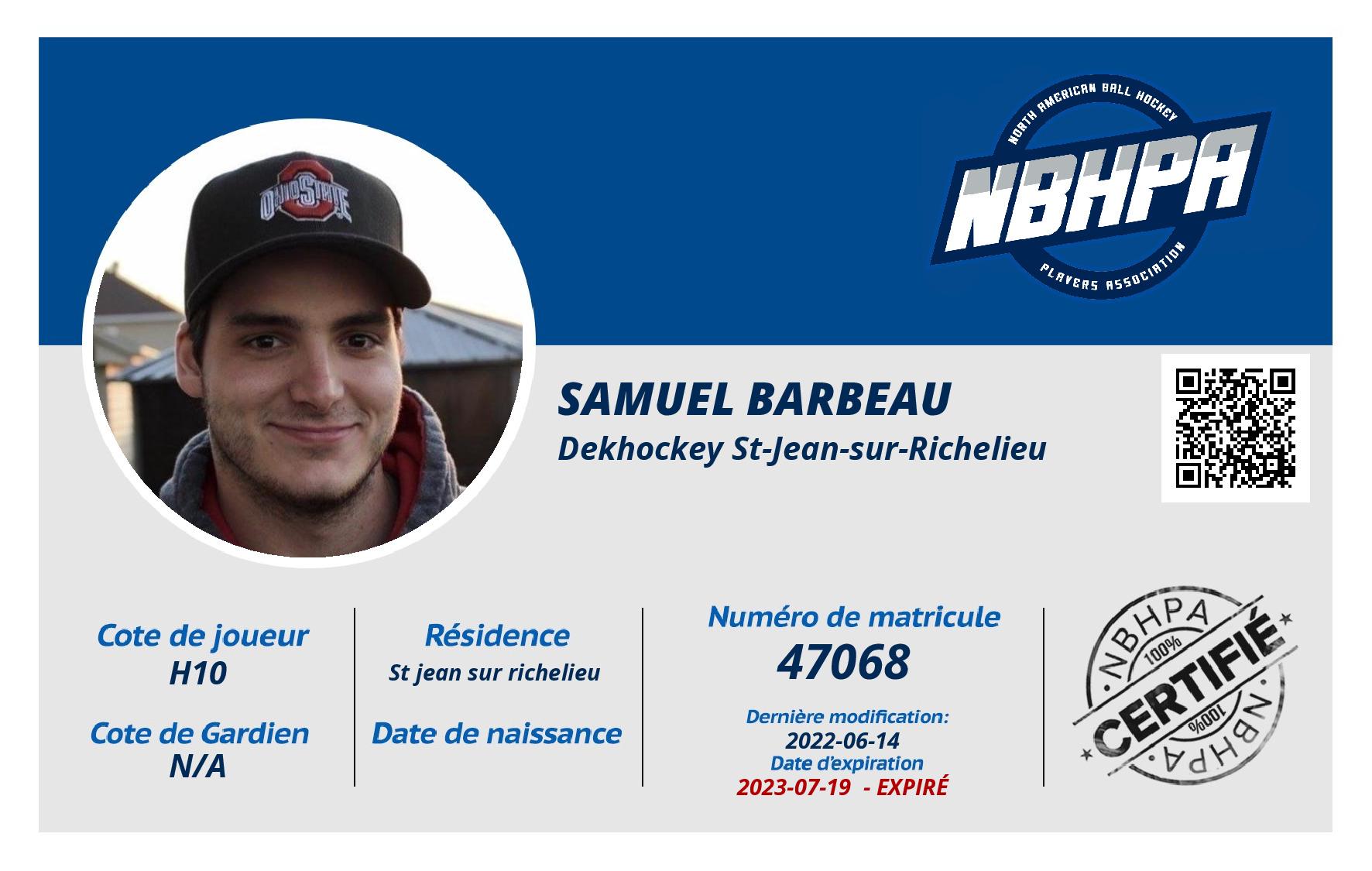 Samuel Barbeau