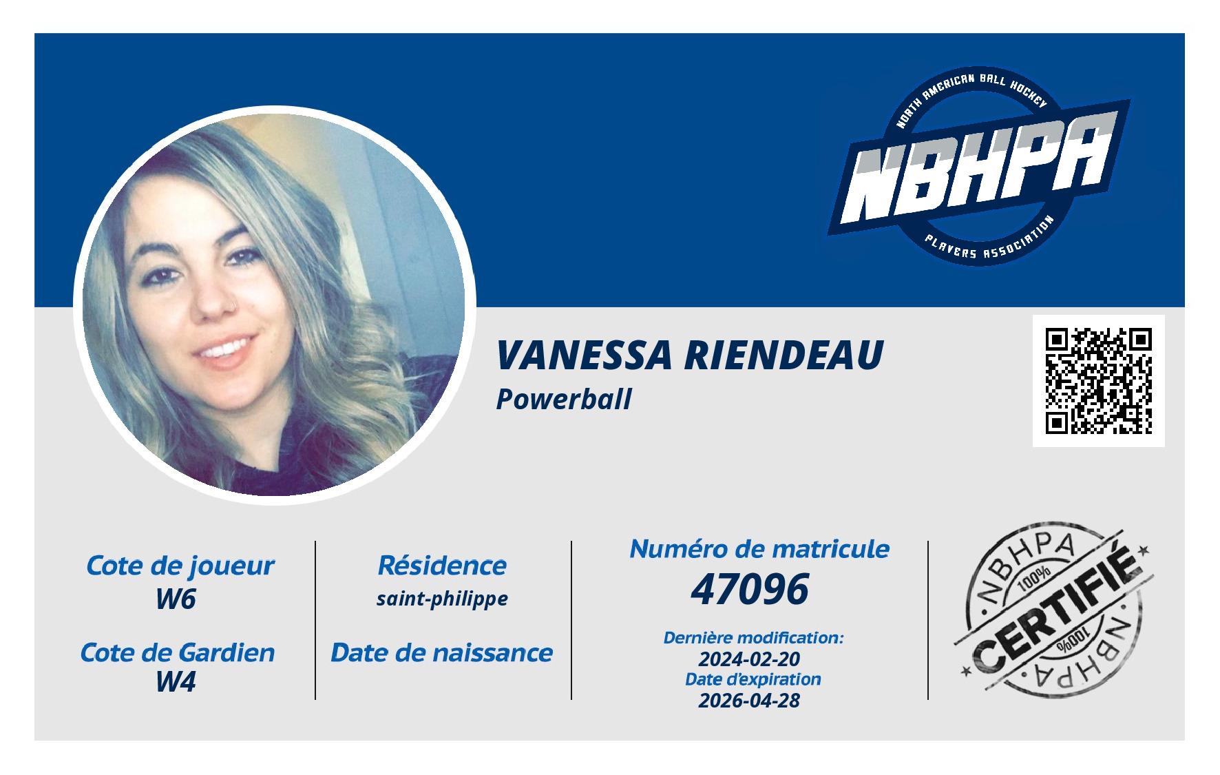 Vanessa Riendeau