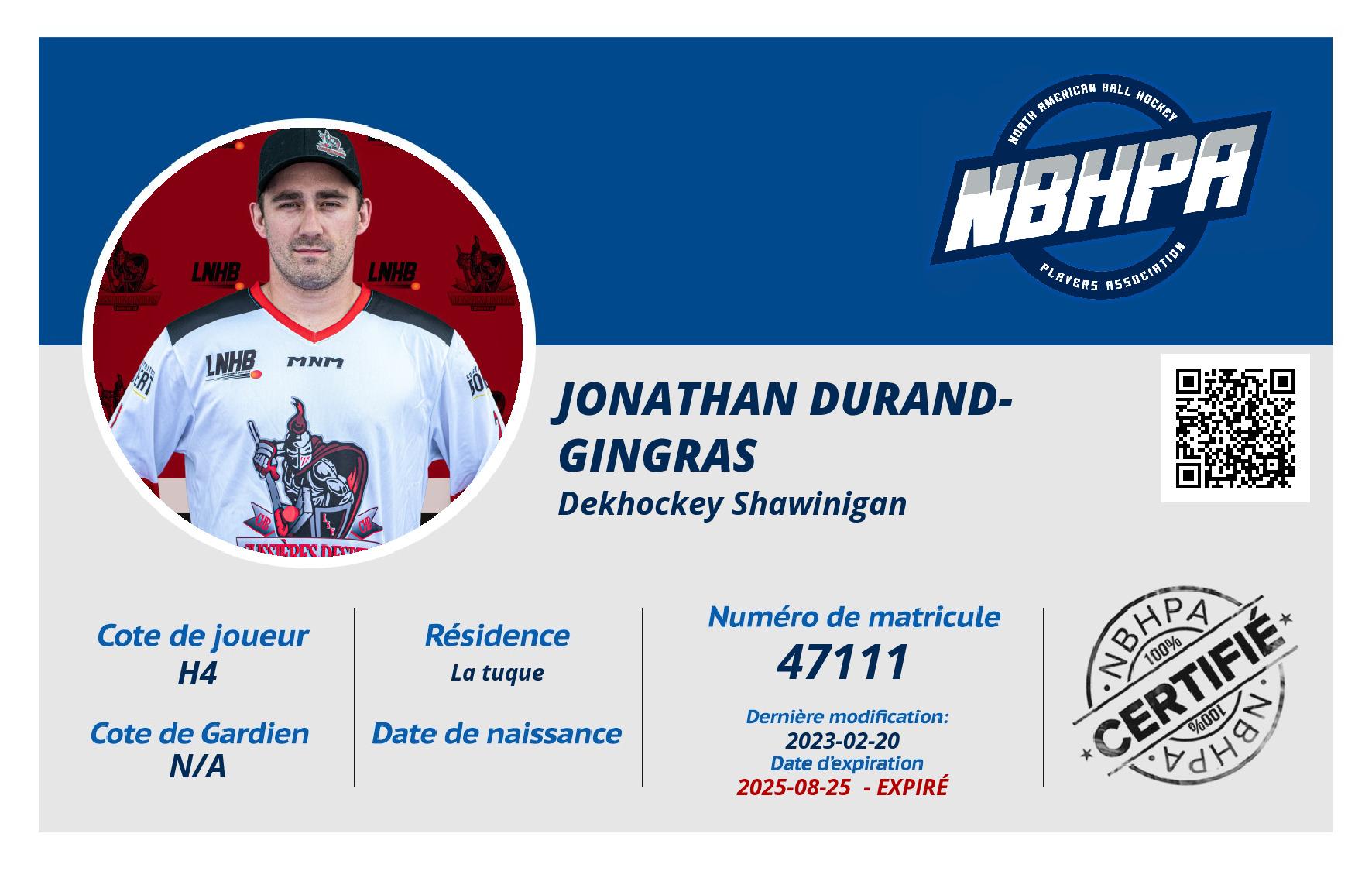 Jonathan Durand-Gingras