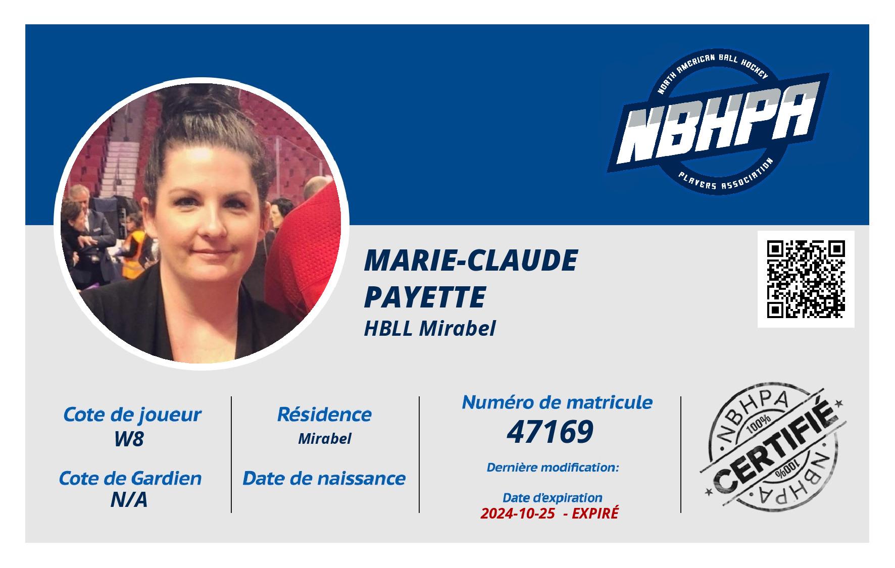 Marie-Claude  Payette