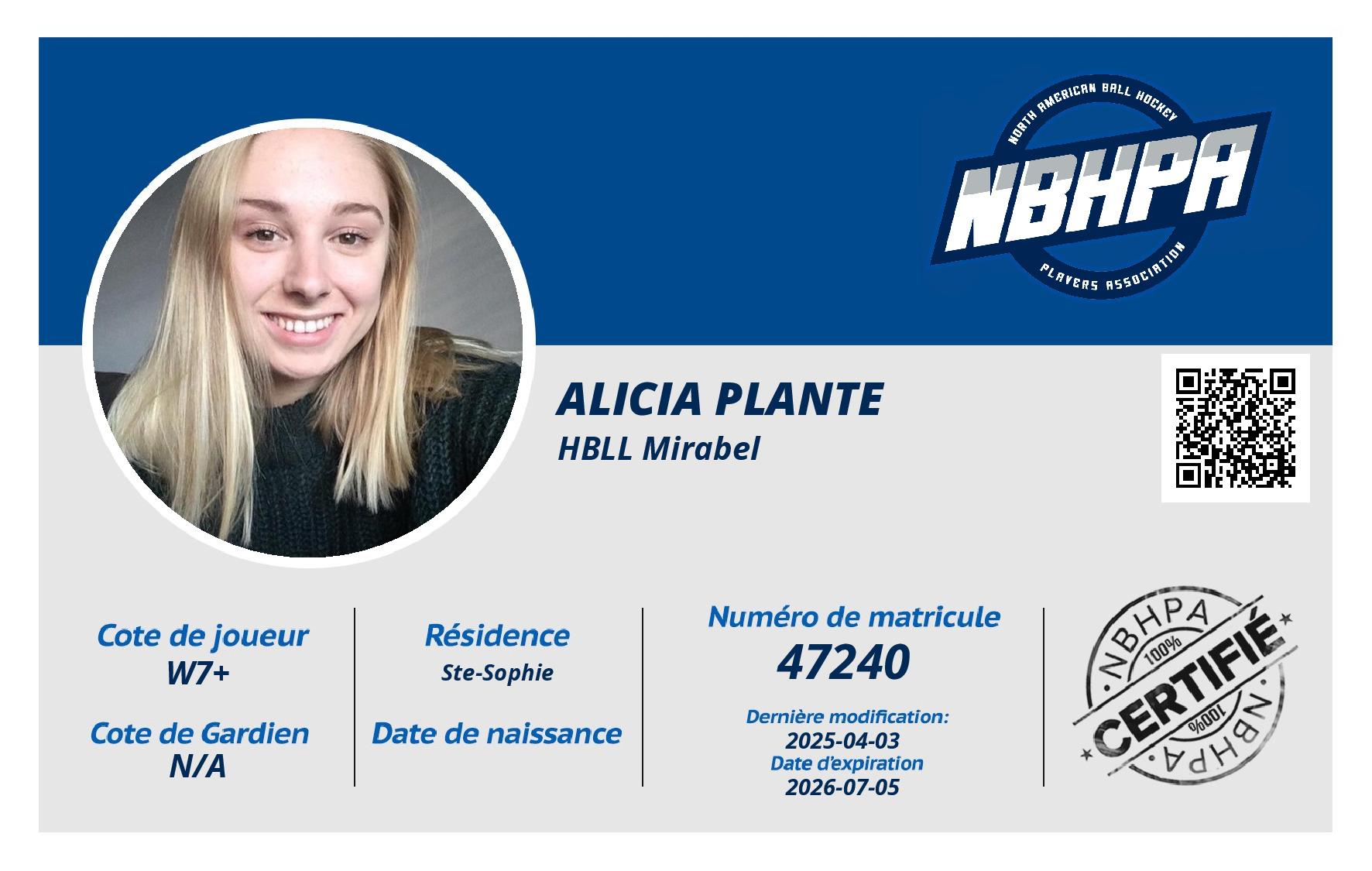 Alicia Plante