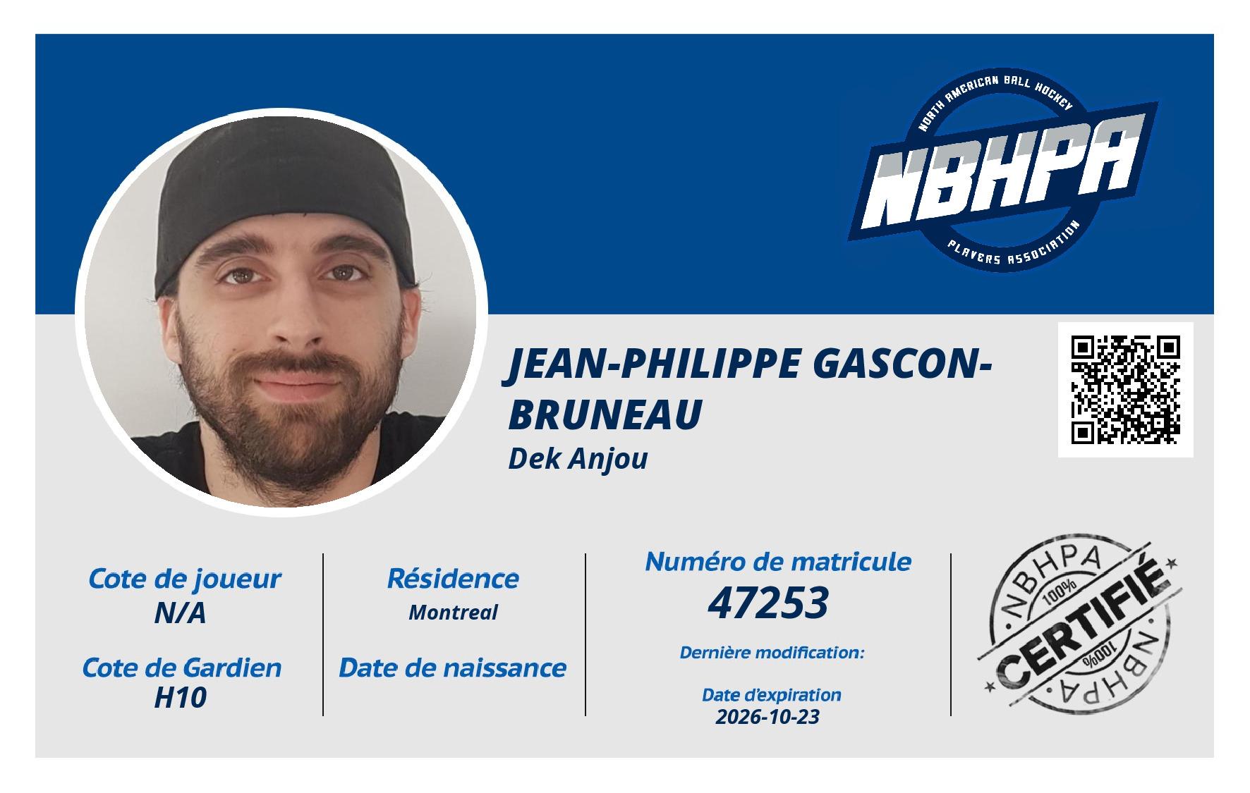 Jean-Philippe Gascon-Bruneau