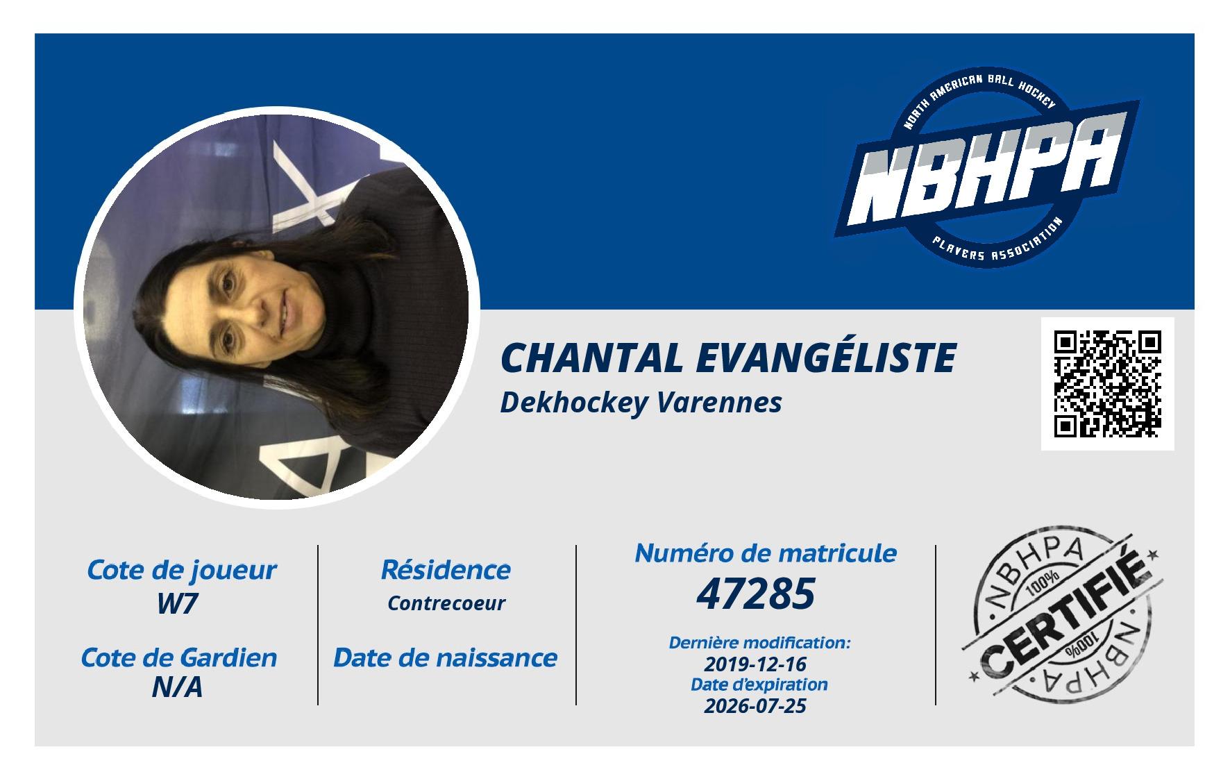 Chantal Evangéliste