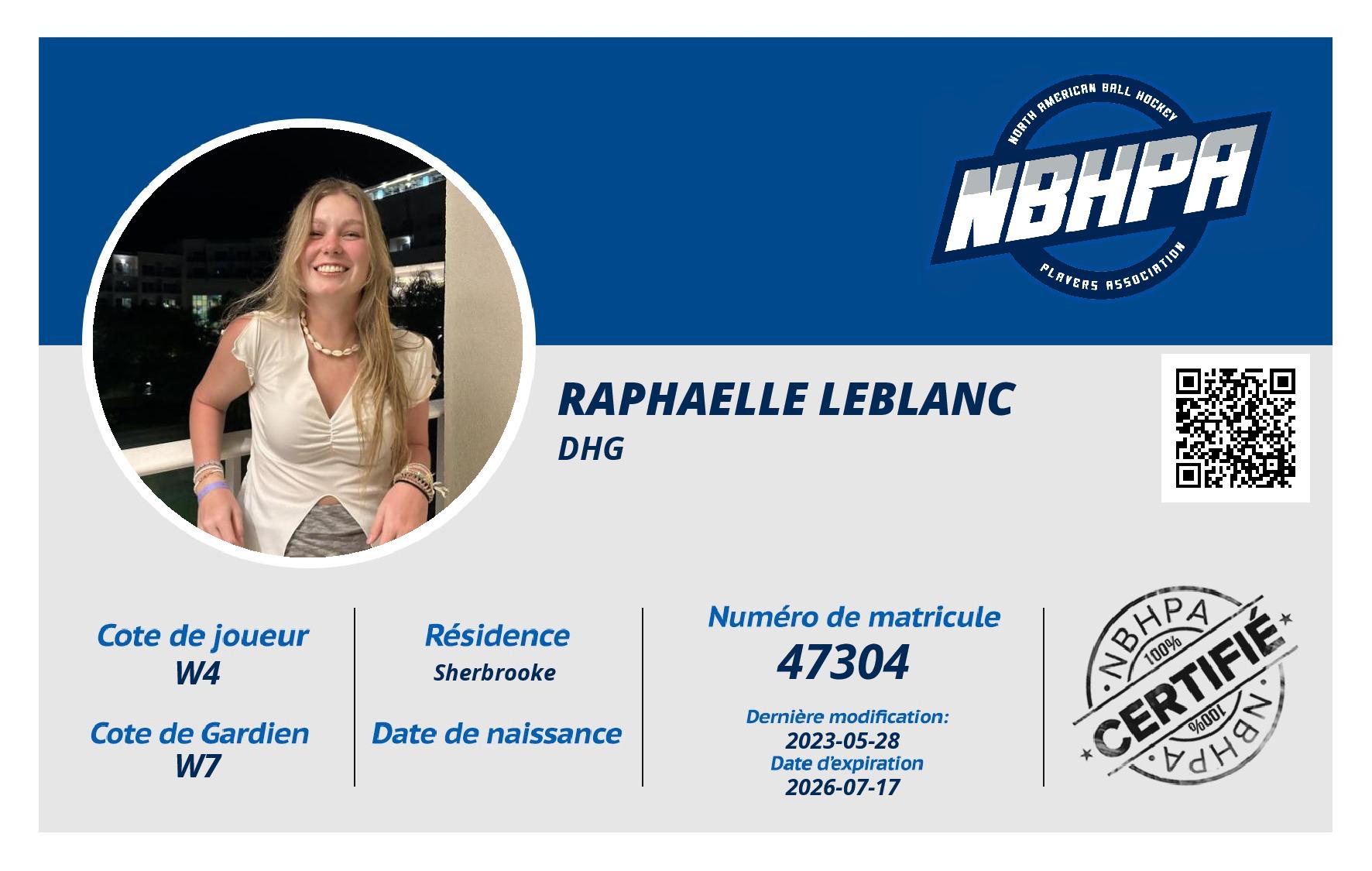 Raphaelle Leblanc
