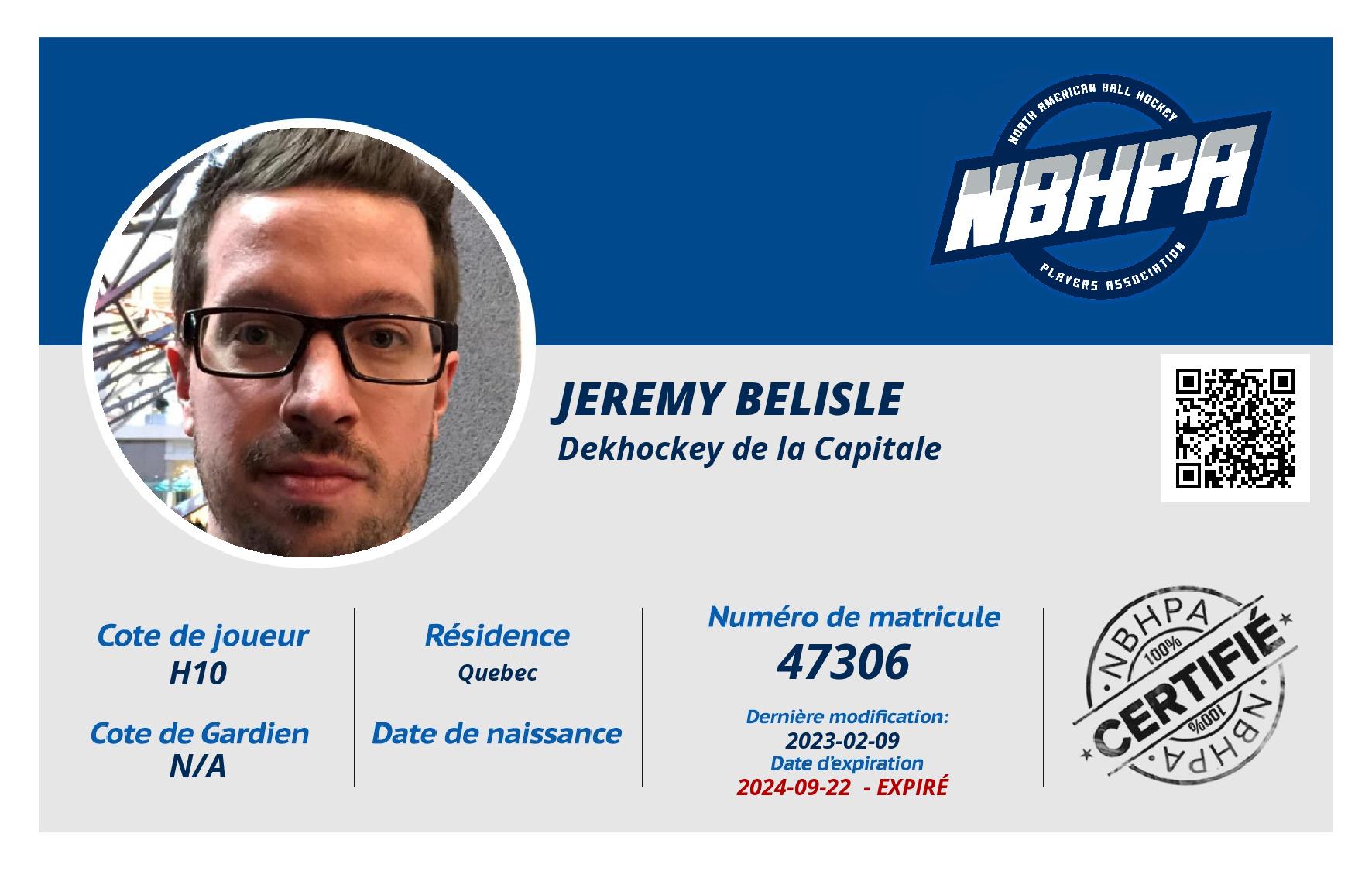 Jeremy Belisle