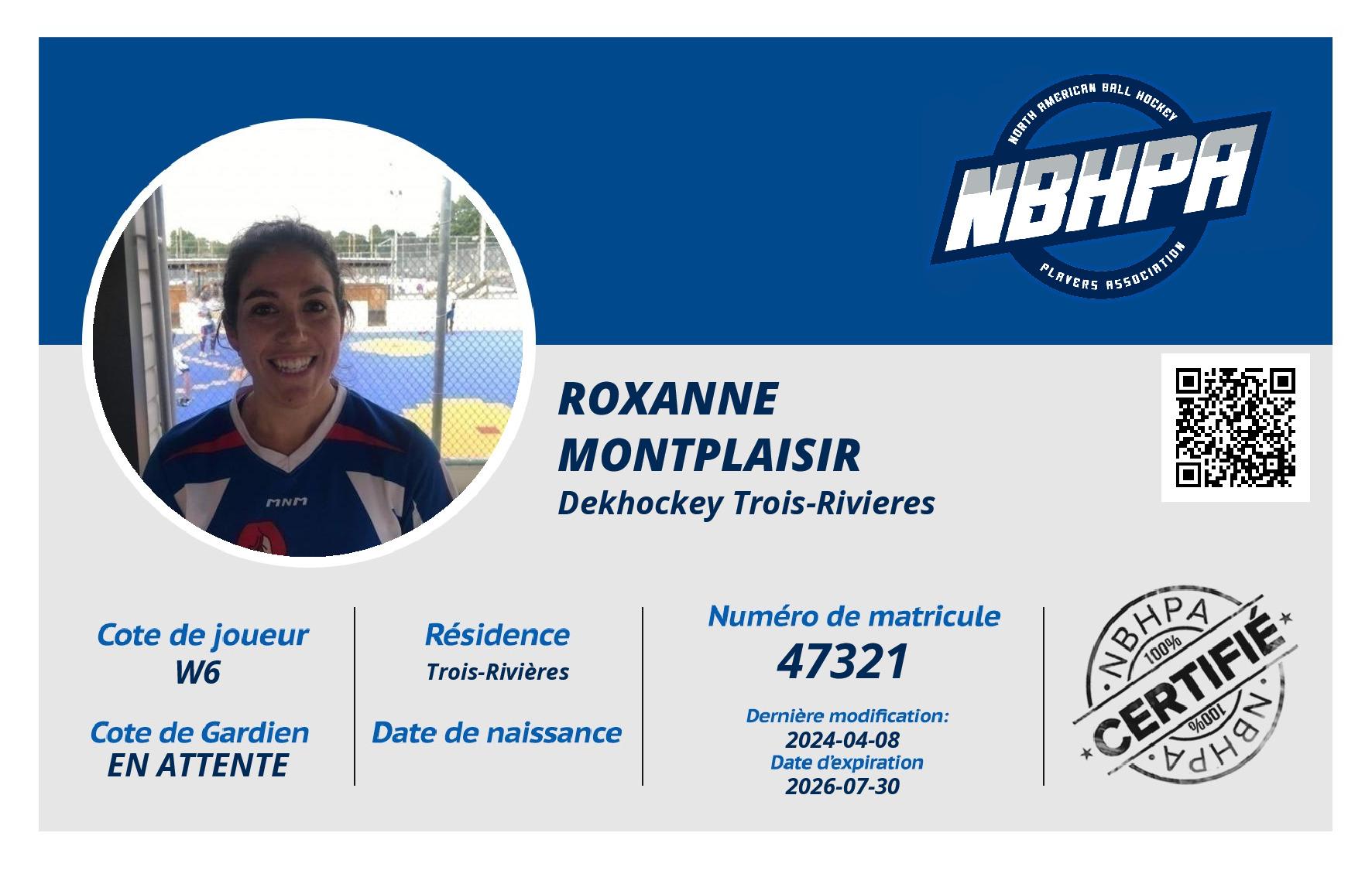 Roxanne Montplaisir