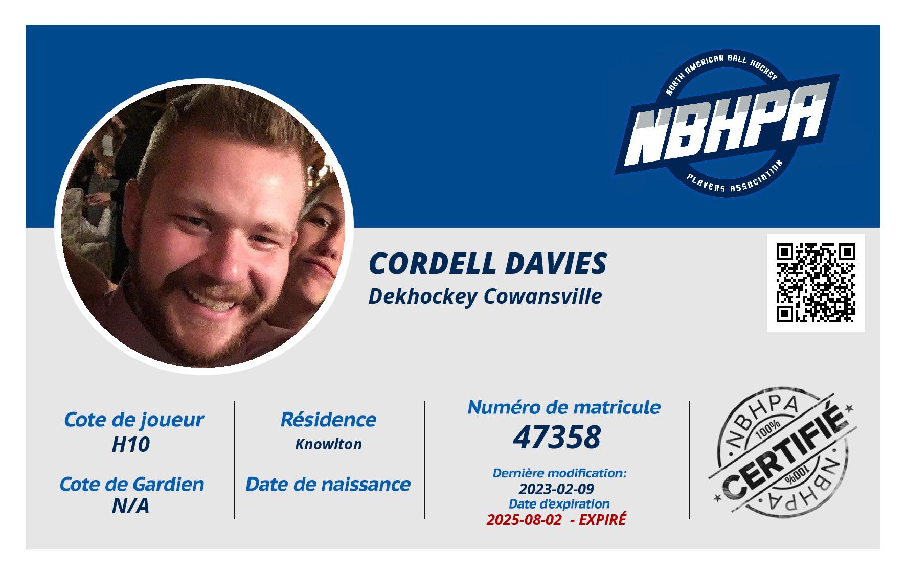 Cordell Davies