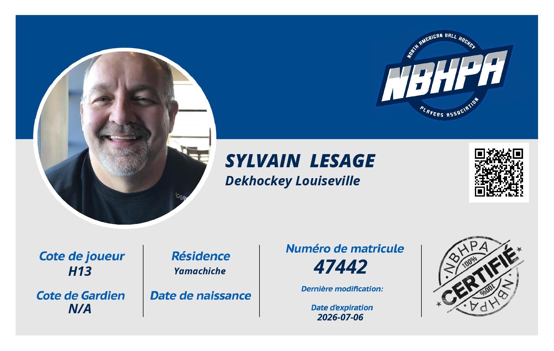 Sylvain  Lesage