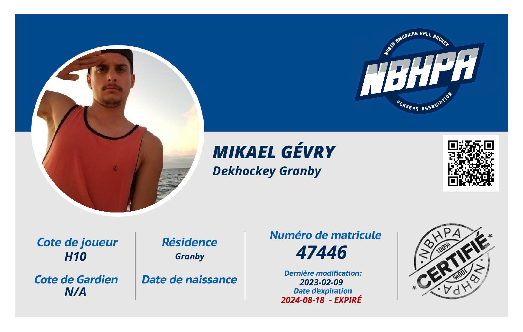 Mikael Gévry 