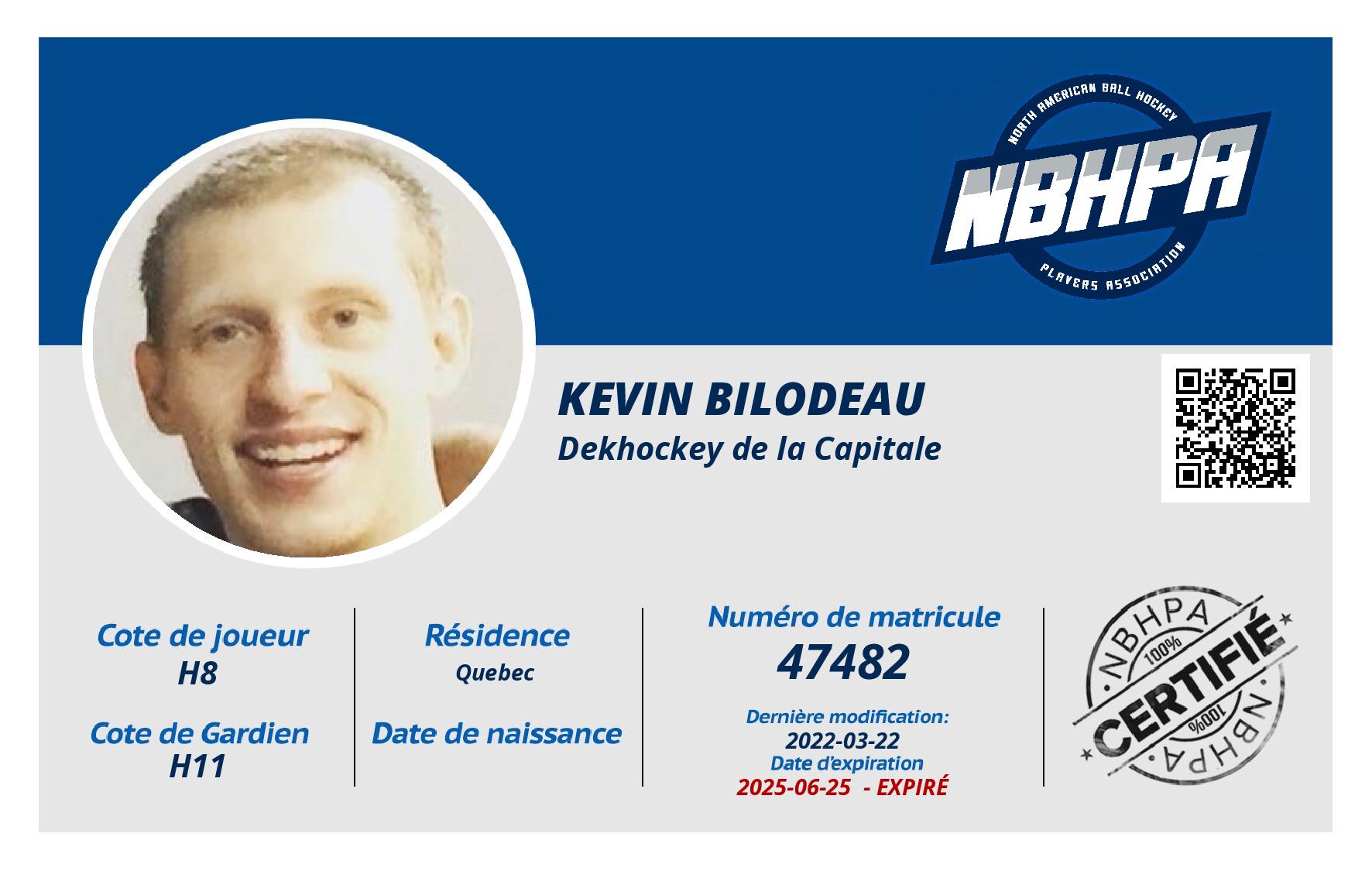 Kevin Bilodeau 