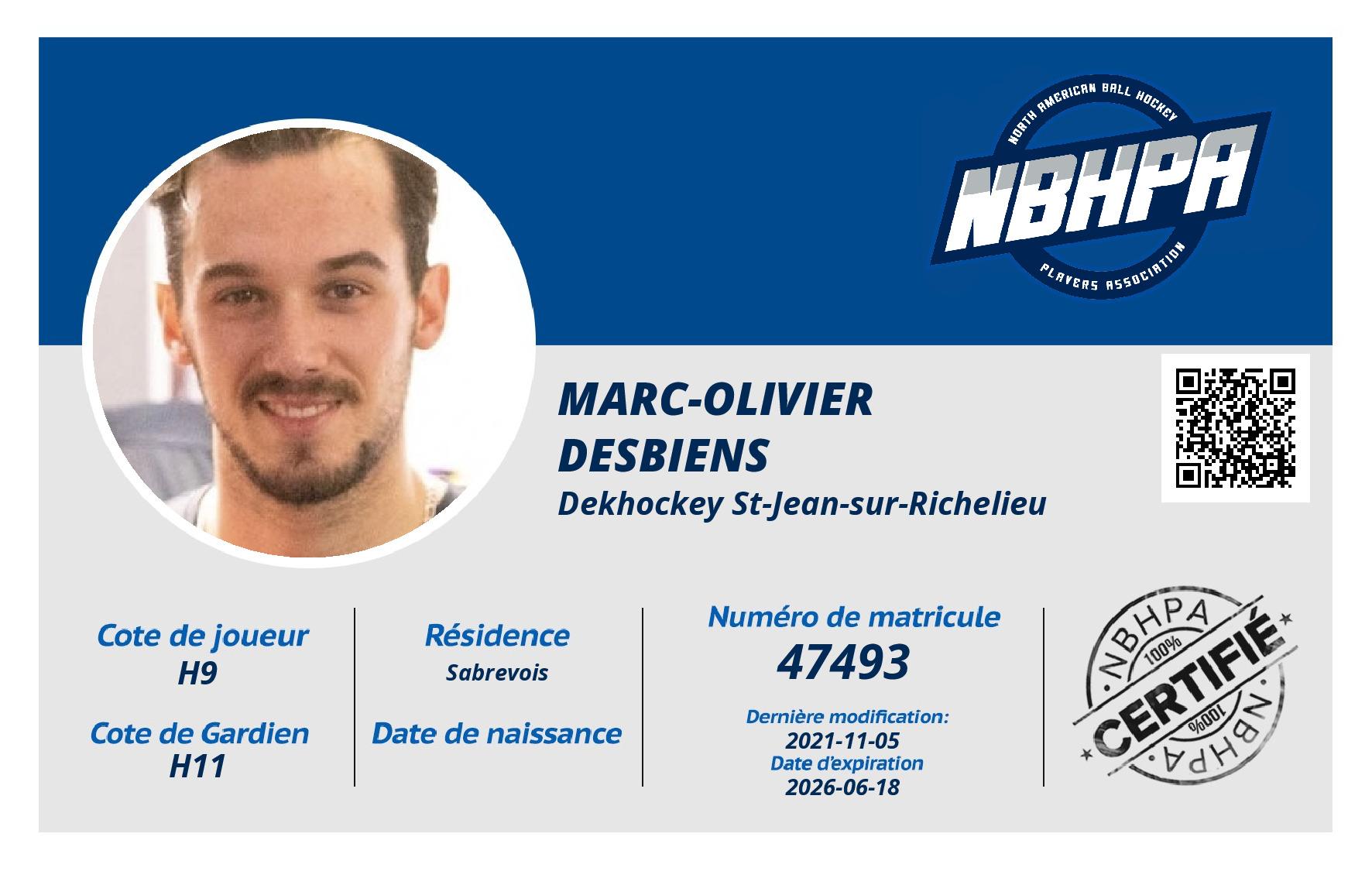 Marc-Olivier  Desbiens 
