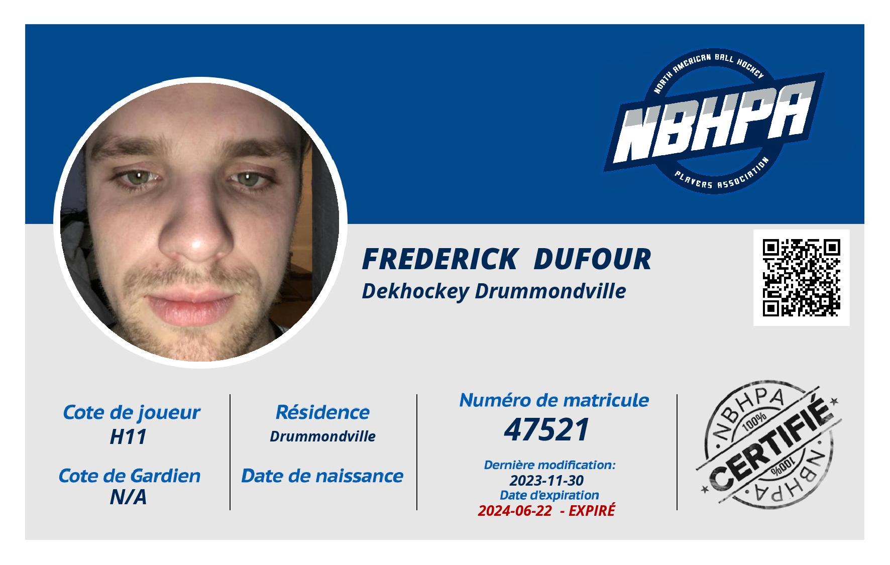 Frederick  Dufour 