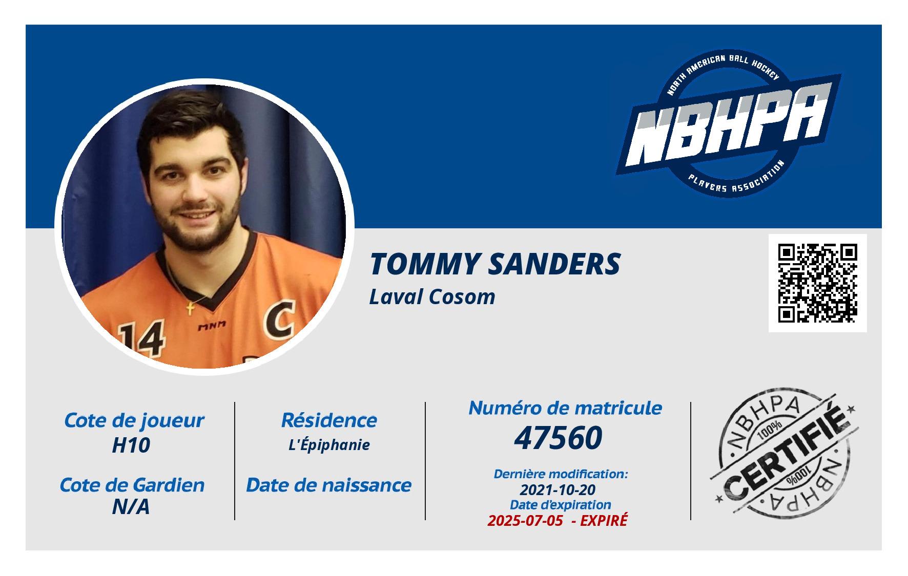 Tommy Sanders