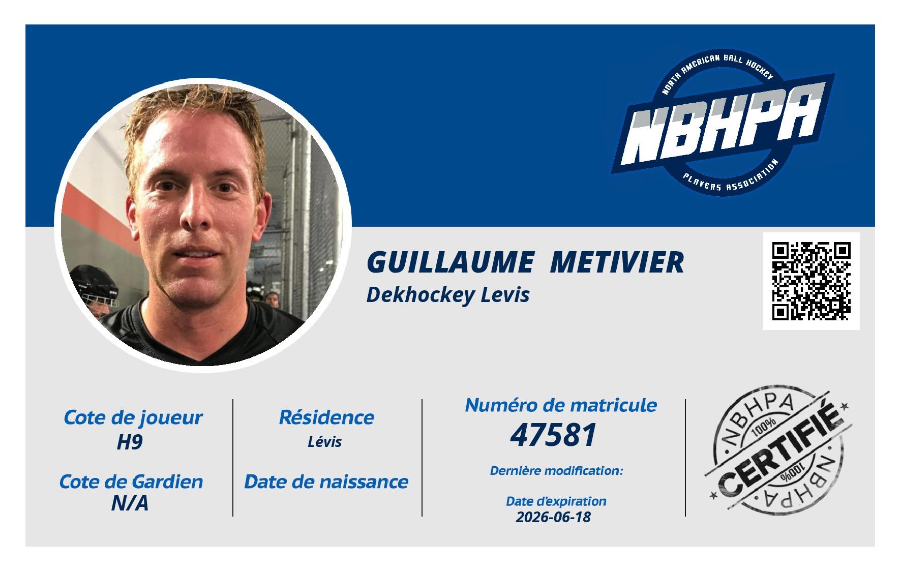 Guillaume  Metivier 