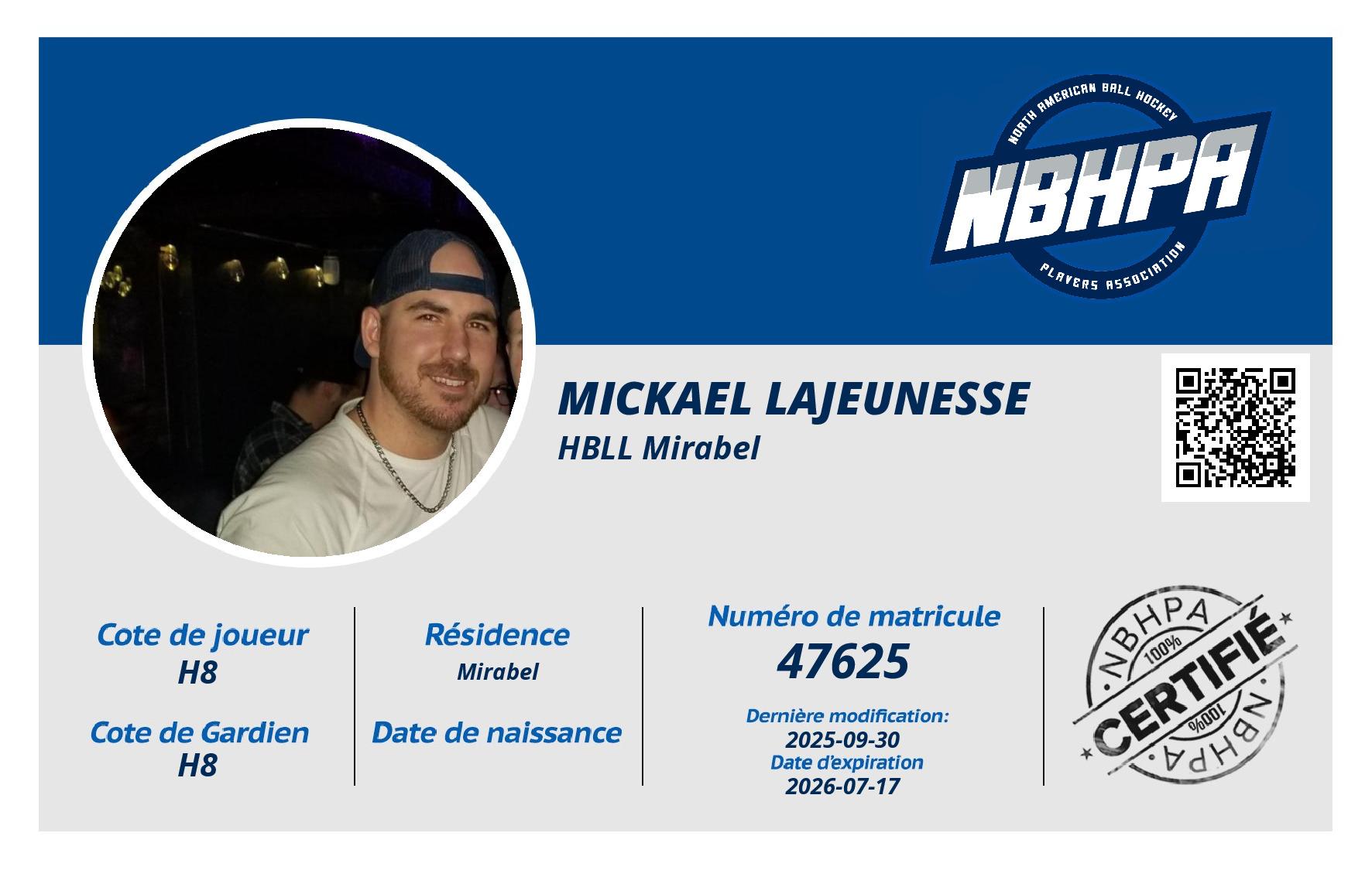 Mickael Lajeunesse